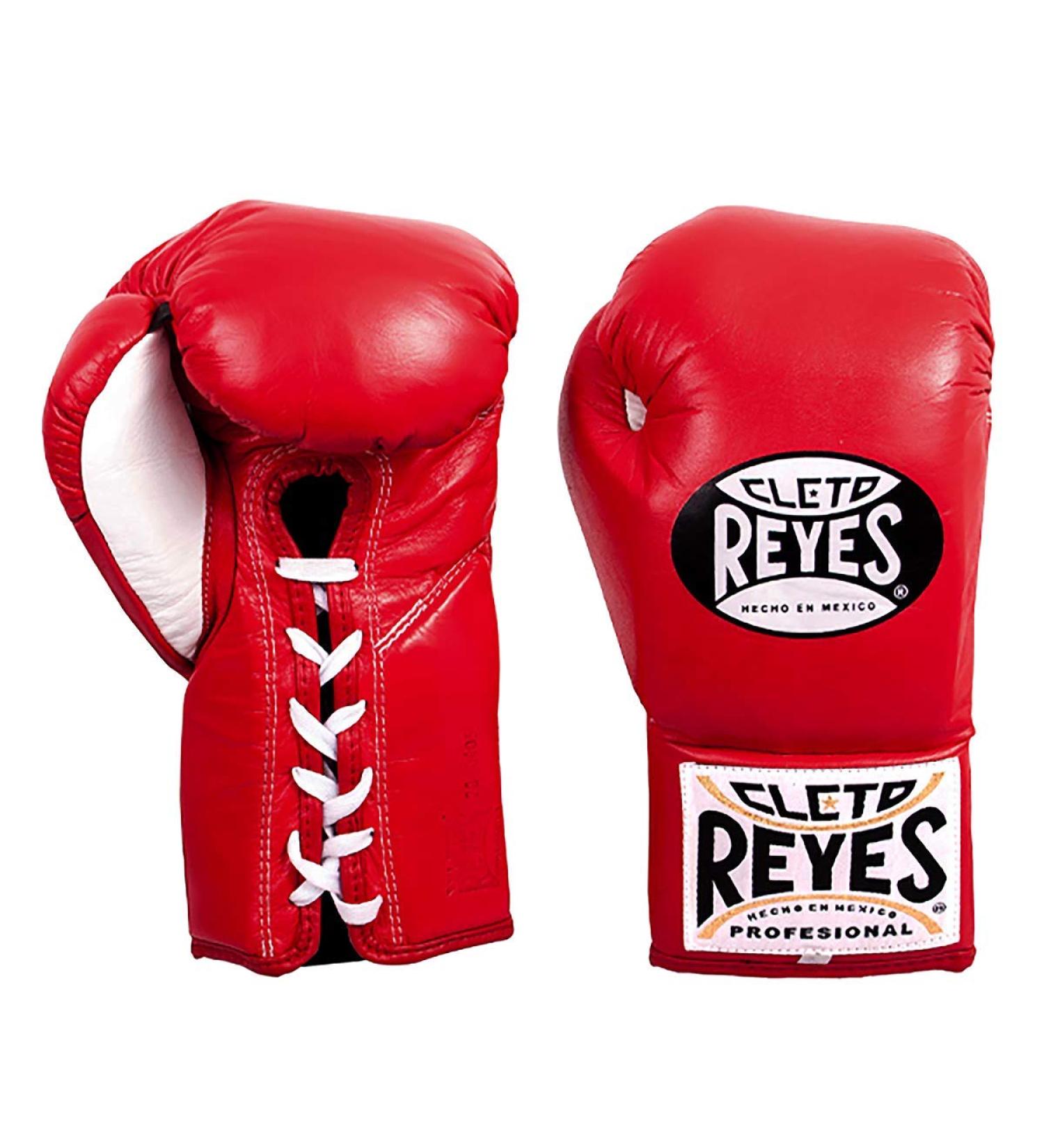 Cleto Reyes 8oz Red Leather Professional Boxing Gloves for Men and Women - Buy Online on SooperMarket.com