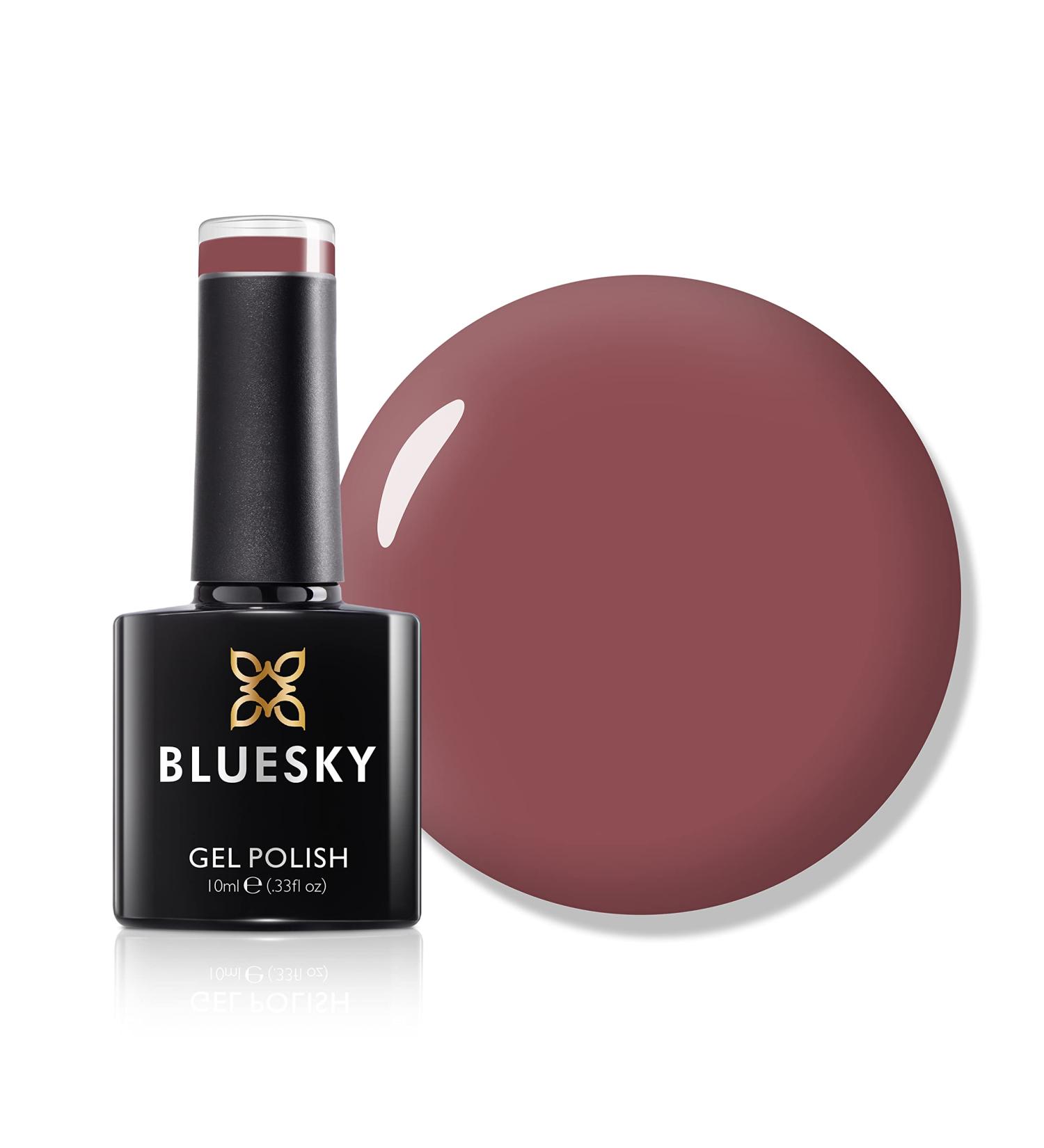 Bluesky Gel Nail Polish Cinnamon Roll BP27 Dark Pink Long Lasting Chip Resistant 10 ml (Requires Drying Under UV LED Lamp) Dark Pink 10 ml (Pack of 1) - Buy Online on SooperMarket.com