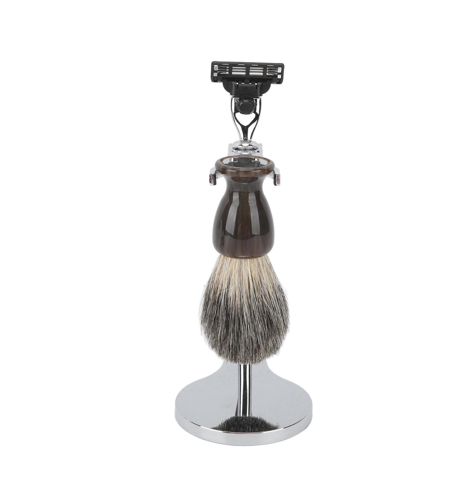 Vintage Wet Shave Shaving Set | Multifunctional Aluminum Stand for Outdoor Use | Premium Quality & Easy to Use - Buy Online on SooperMarket.com