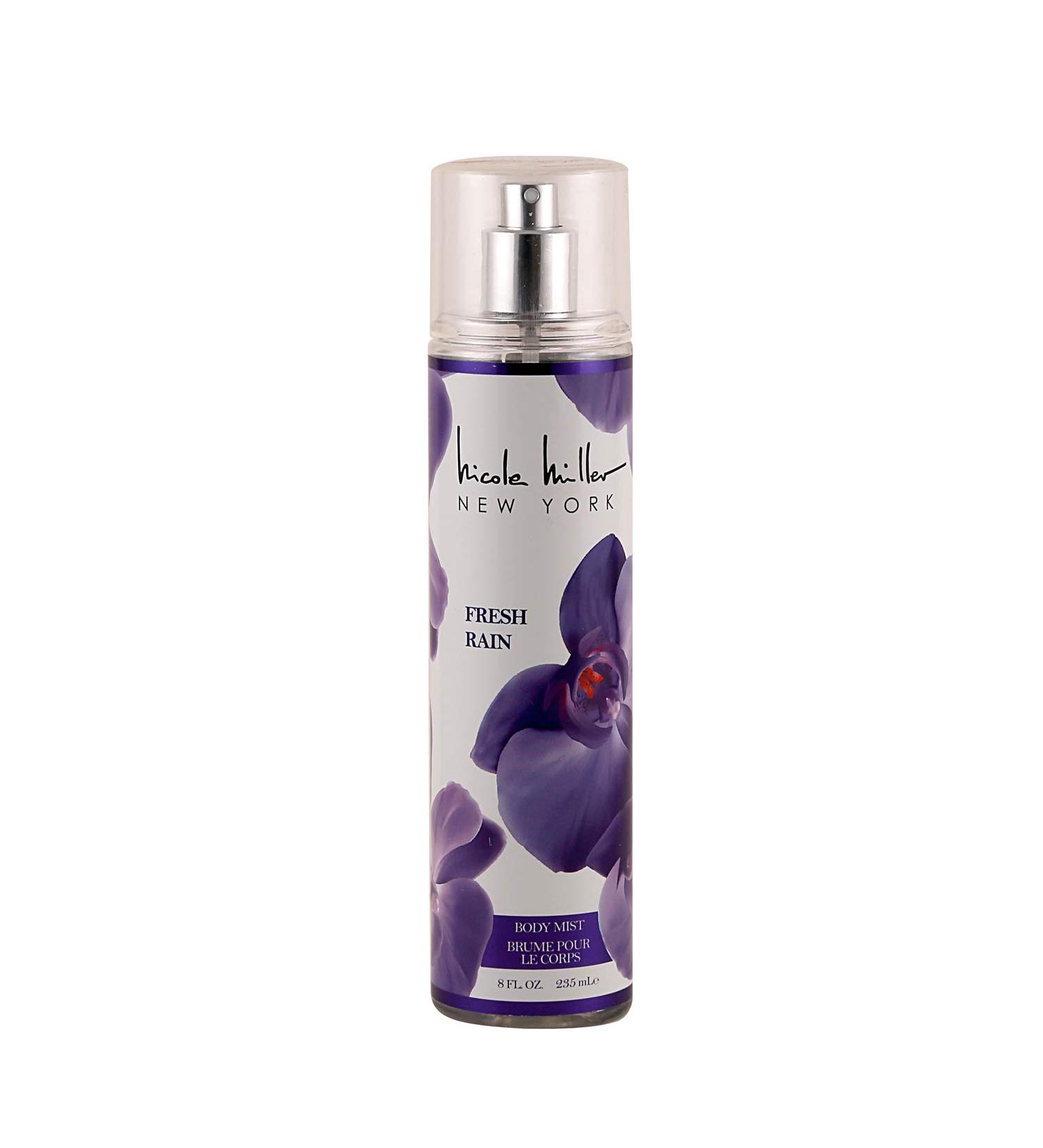 Nicole Miller Nicole Miller Ny Mod Fresh Rain Body Spray 8 Ounce 8 fluid_ounces clear 8 fluid ounce (Pack of 1)