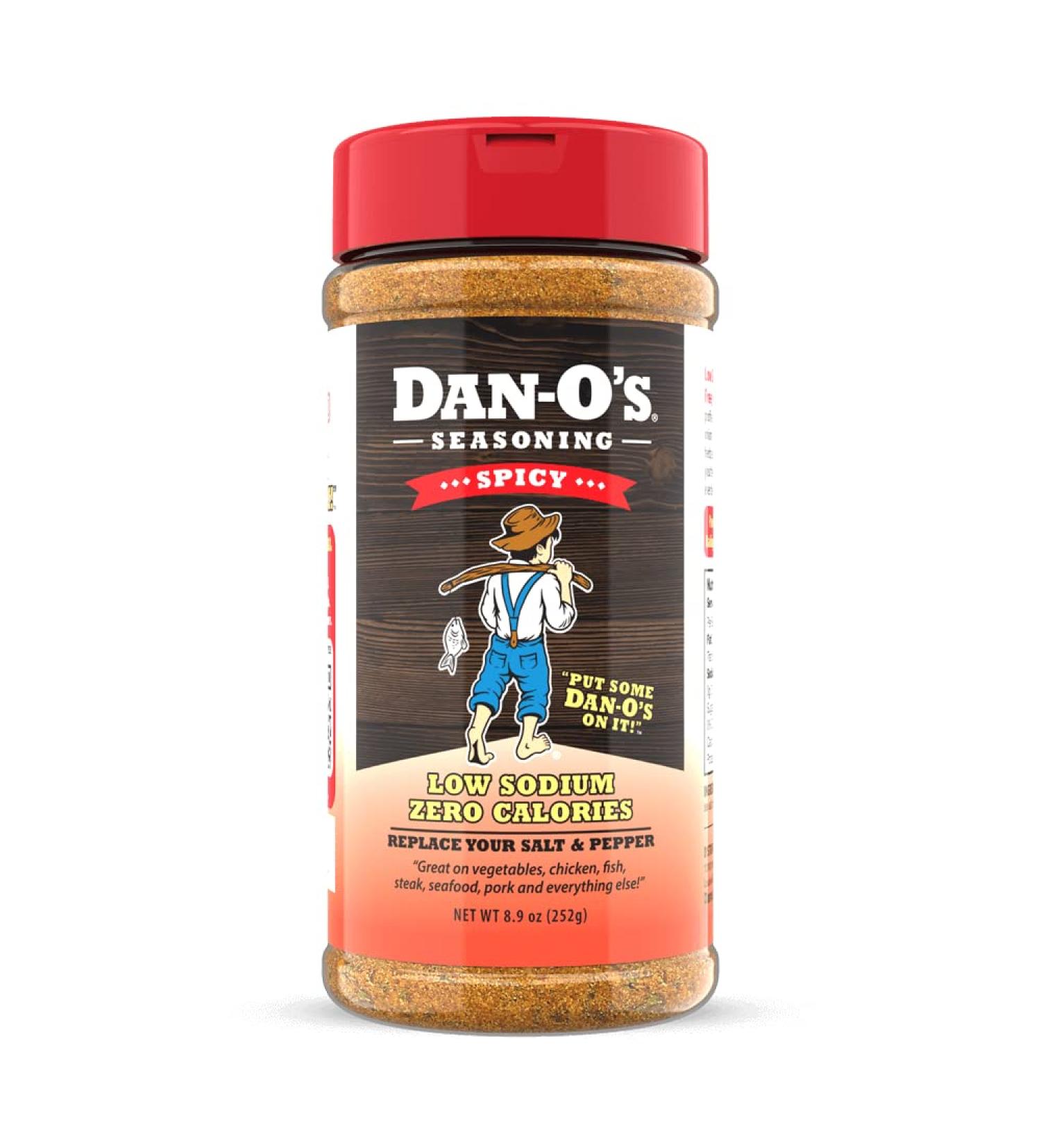 Dan-O's Spicy Seasoning 8.9 oz - All Natural, Sugar Free, Keto Friendly | Low Sodium All Purpose Seasoning - 1 Pack - Buy Online on SooperMarket.com