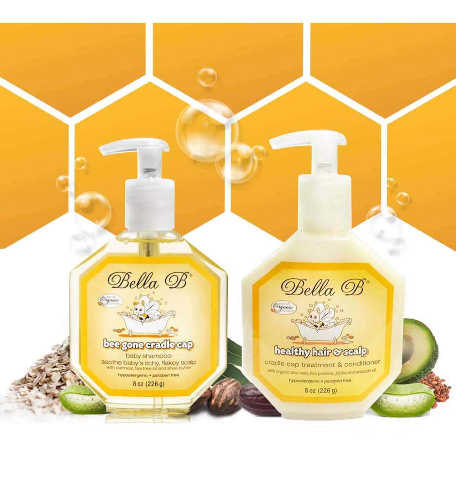 BELLA B Cradle Cap Shampoo & Scalp Treatment - Gentle Baby Shampoo for Cradle Cap - Kid-Friendly Dry Scalp Treatment - Buy Online on SooperMarket.com
