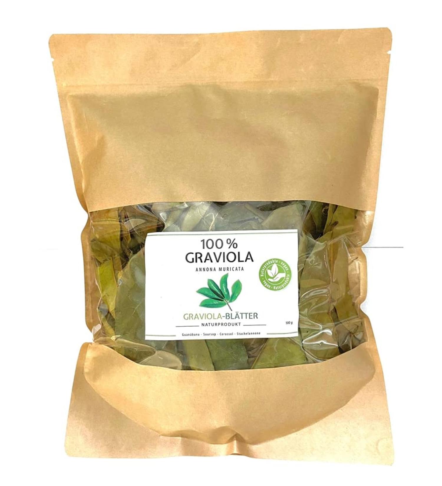 4 x 100g Soursop - New harvest- without pesticides- all natural- directly from the manufacturer Graviola.de - Buy Online on SooperMarket.com