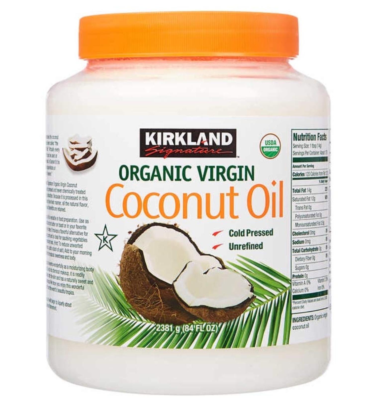 Kirkland Signature Organic Virgin Coconut Oil 2.28Kg - Pack of 1 | COST1033070 - Buy Online on SooperMarket.com
