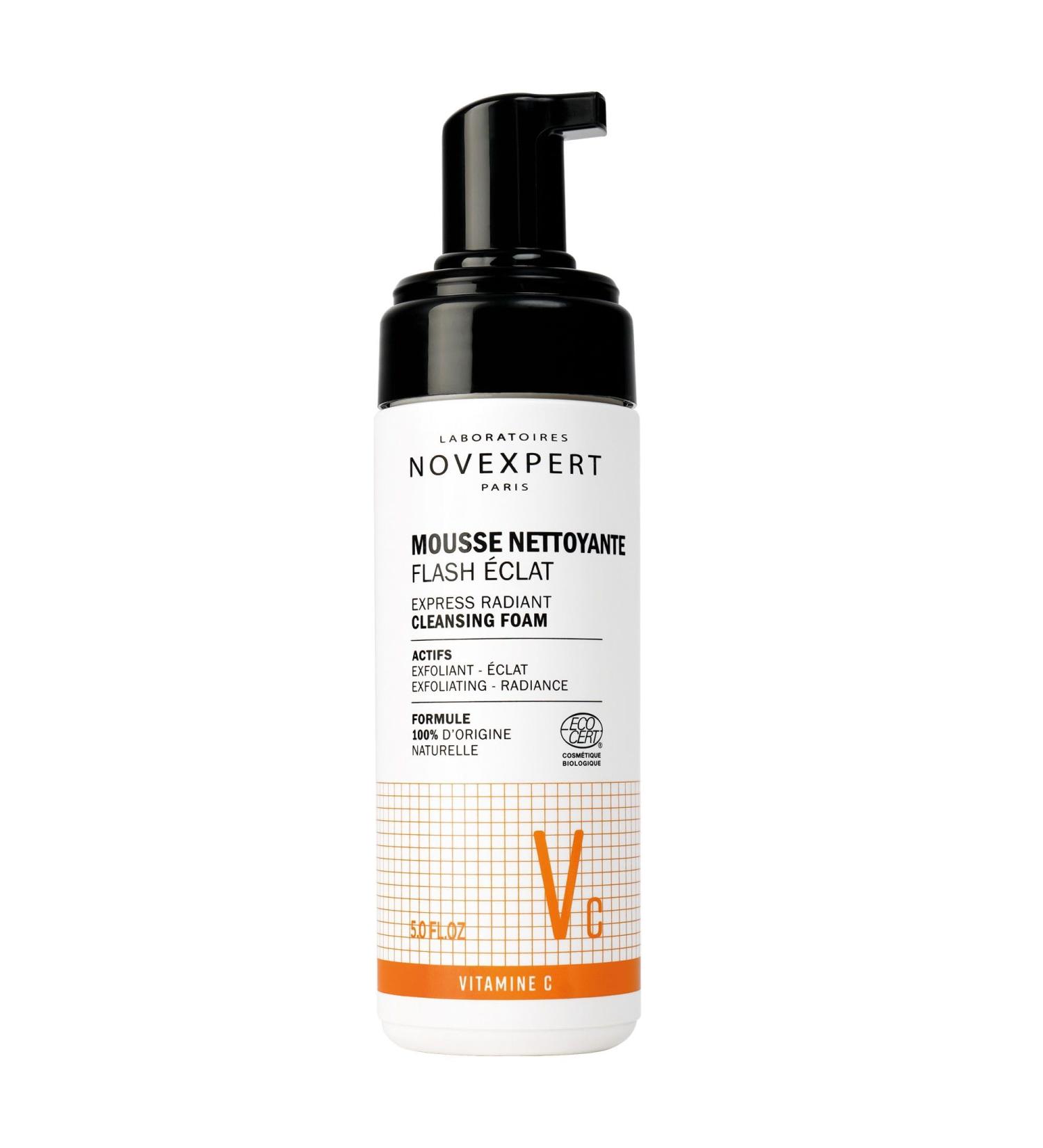 NOVEXPERT Light Cleansing Foam with Vitamin C - Peeling & Smoothing - 150ml for Radiant Skin | International Shipping Available - Buy Online on SooperMarket.com