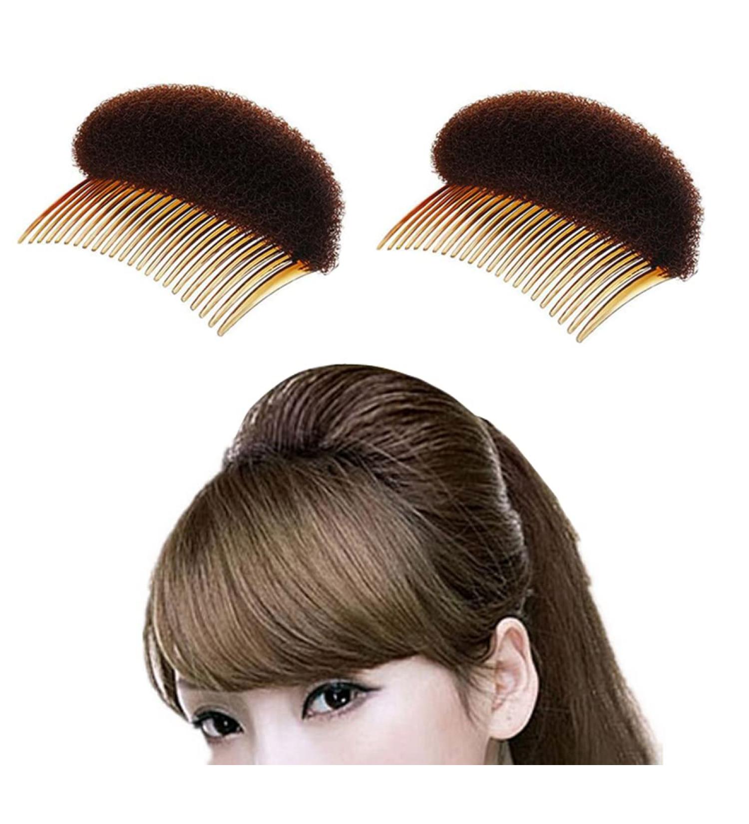 Bump It Up Volume Inserts 2Pcs Hair Base Bump Comb for Beehive Styling | Bun Maker & Hair Styler Accessories for DIY Hairstyle - Buy Online on SooperMarket.com
