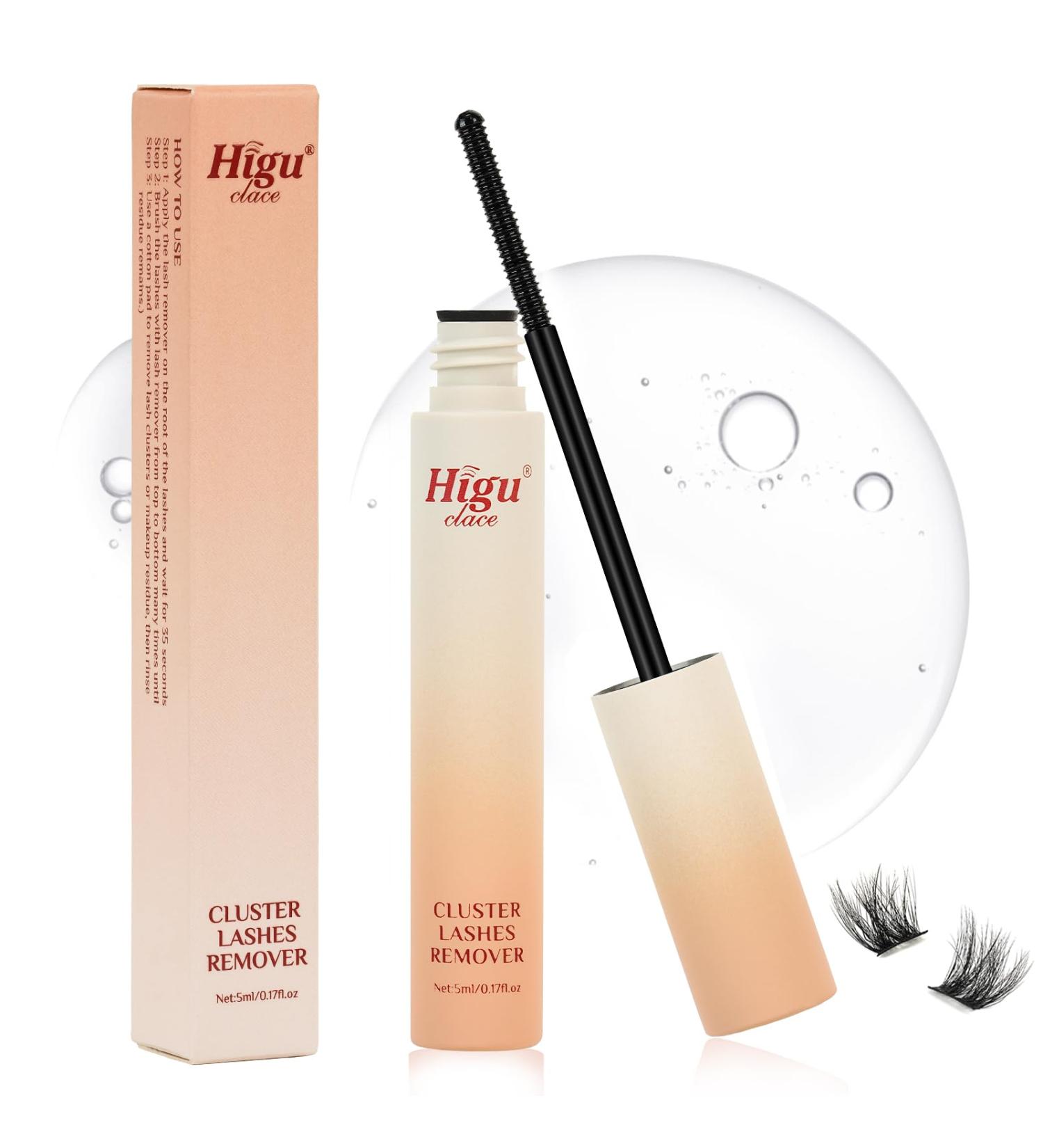 Buy Higu Clace Lash Remover 5ml - Non-Irritating Cluster Eyelash Extension Adhesive Remover for Safe and Easy Lash Removal - Buy Online on SooperMarket.com