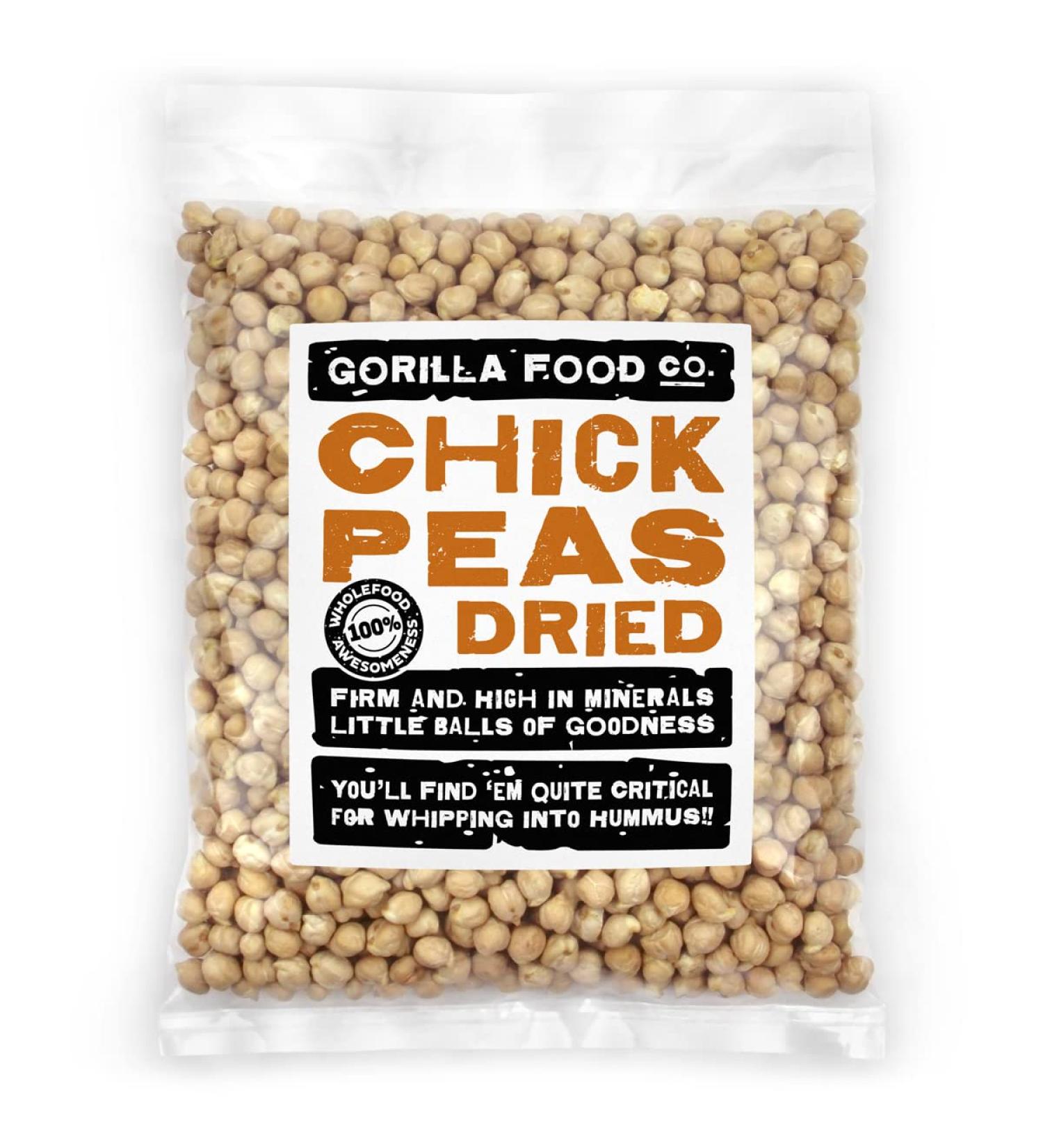 Gorilla Food Co. Chickpeas Dried - 400g - Buy Online on SooperMarket.com