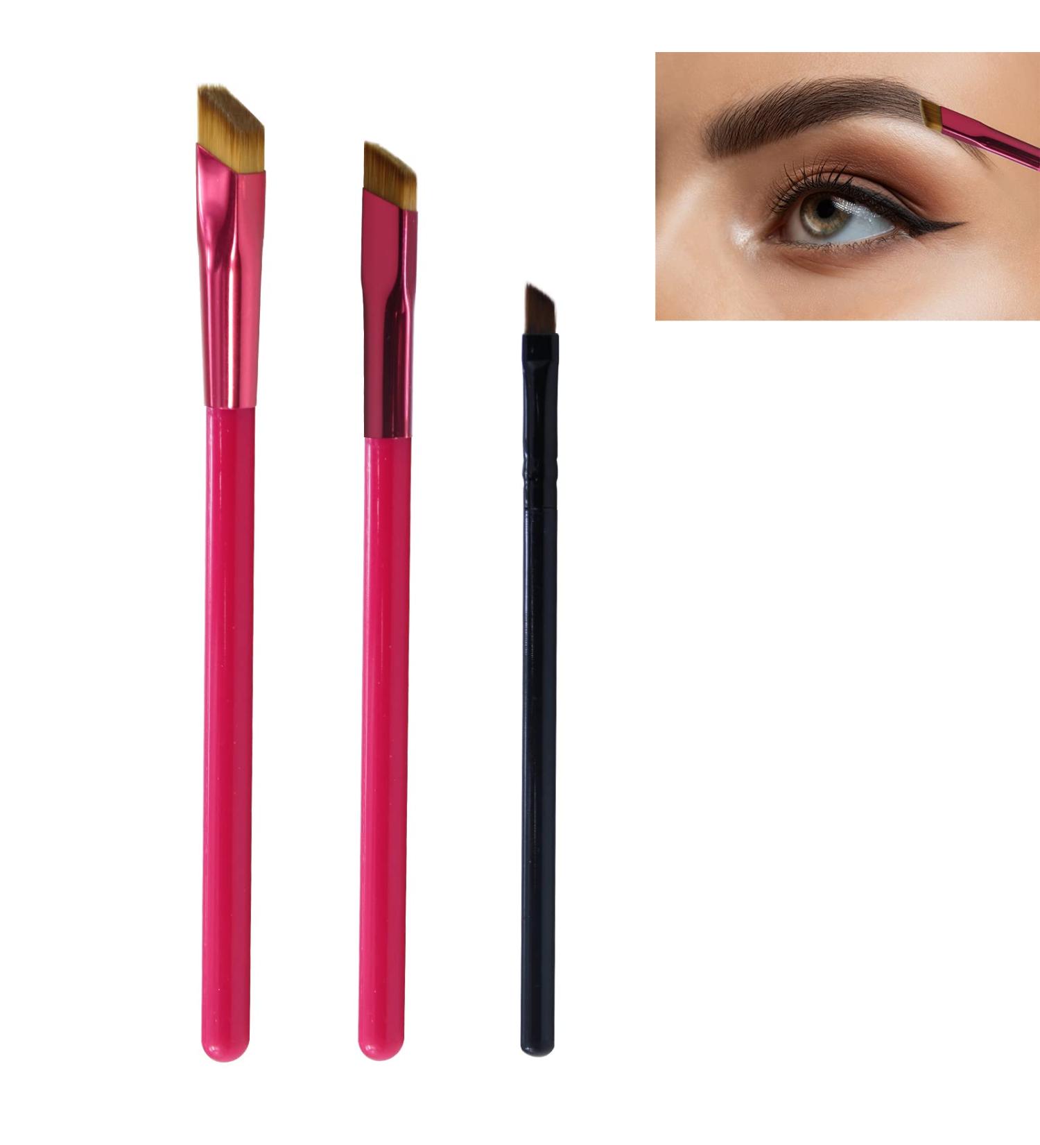 Multi Function Eyebrow Brush | Professional Square Angled & Ultra Thin Eyeliner Makeup Brush for Precision Application - Buy Online on SooperMarket.com