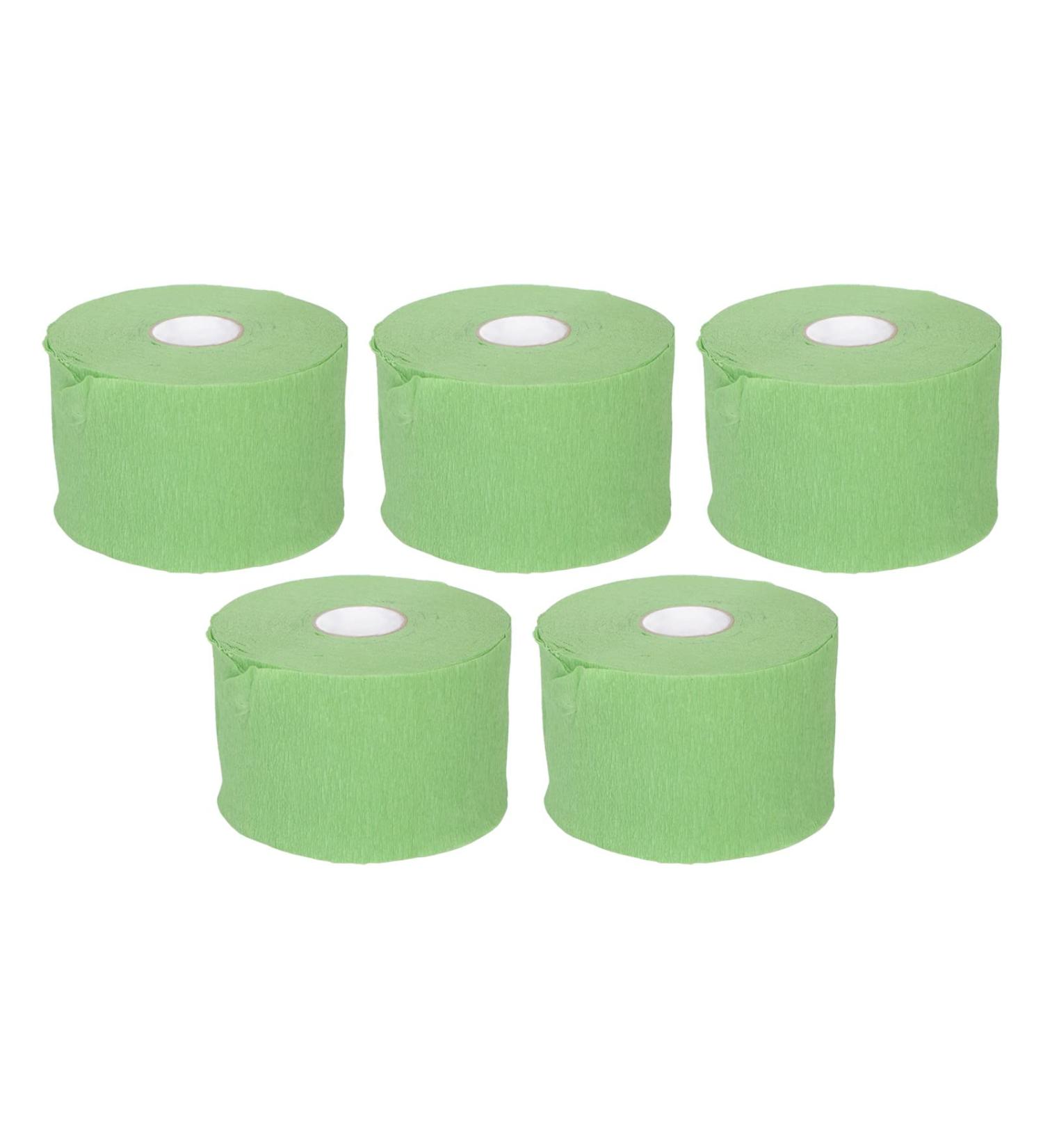 5 Pieces Green Disposable Hairdressing Paper - Self-Adhesive Clean & Flexible for Salons - Buy Online on SooperMarket.com