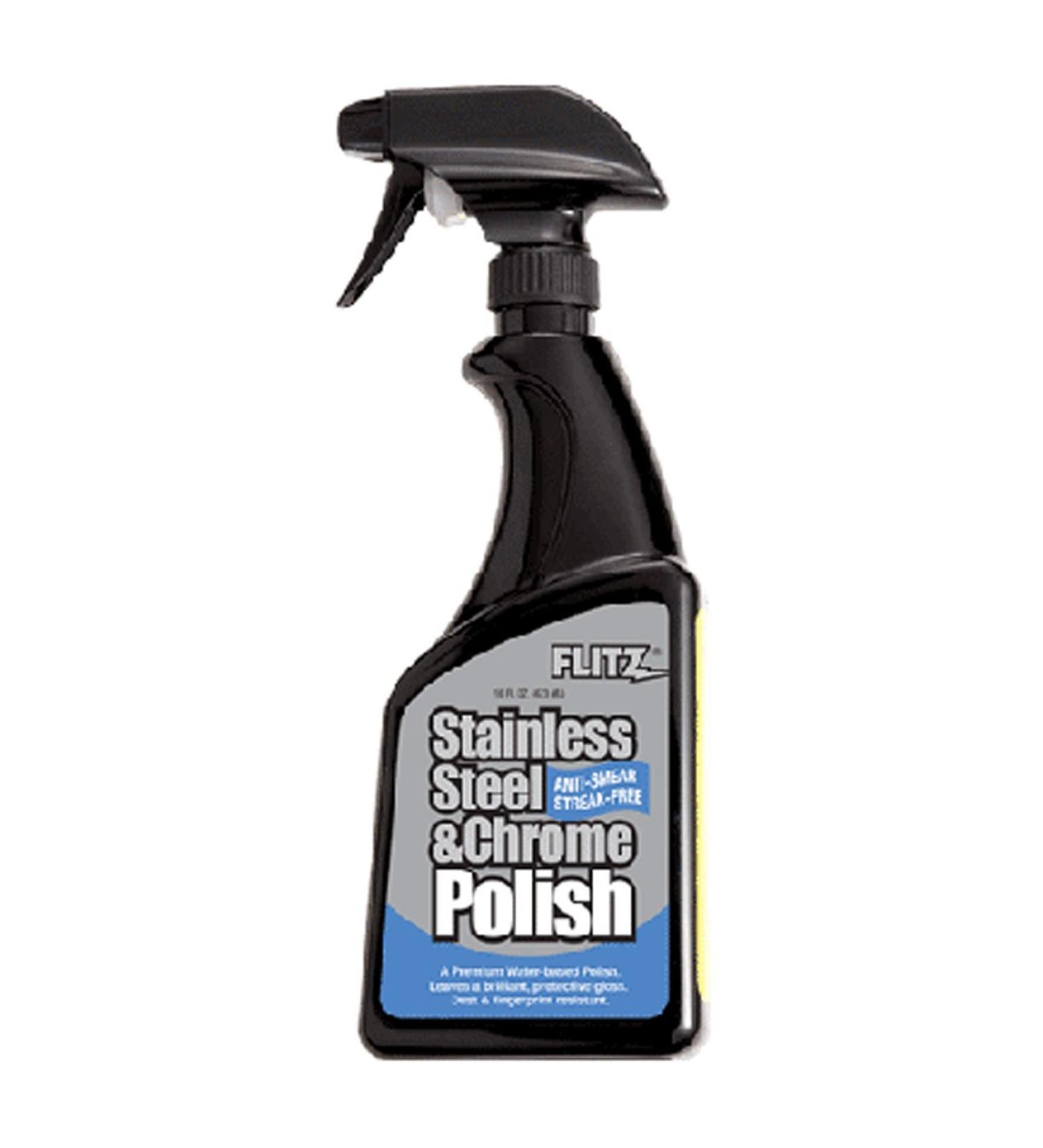 Flitz SS 01306 Stainless Steel and Chrome Polish 16-Ounce Small