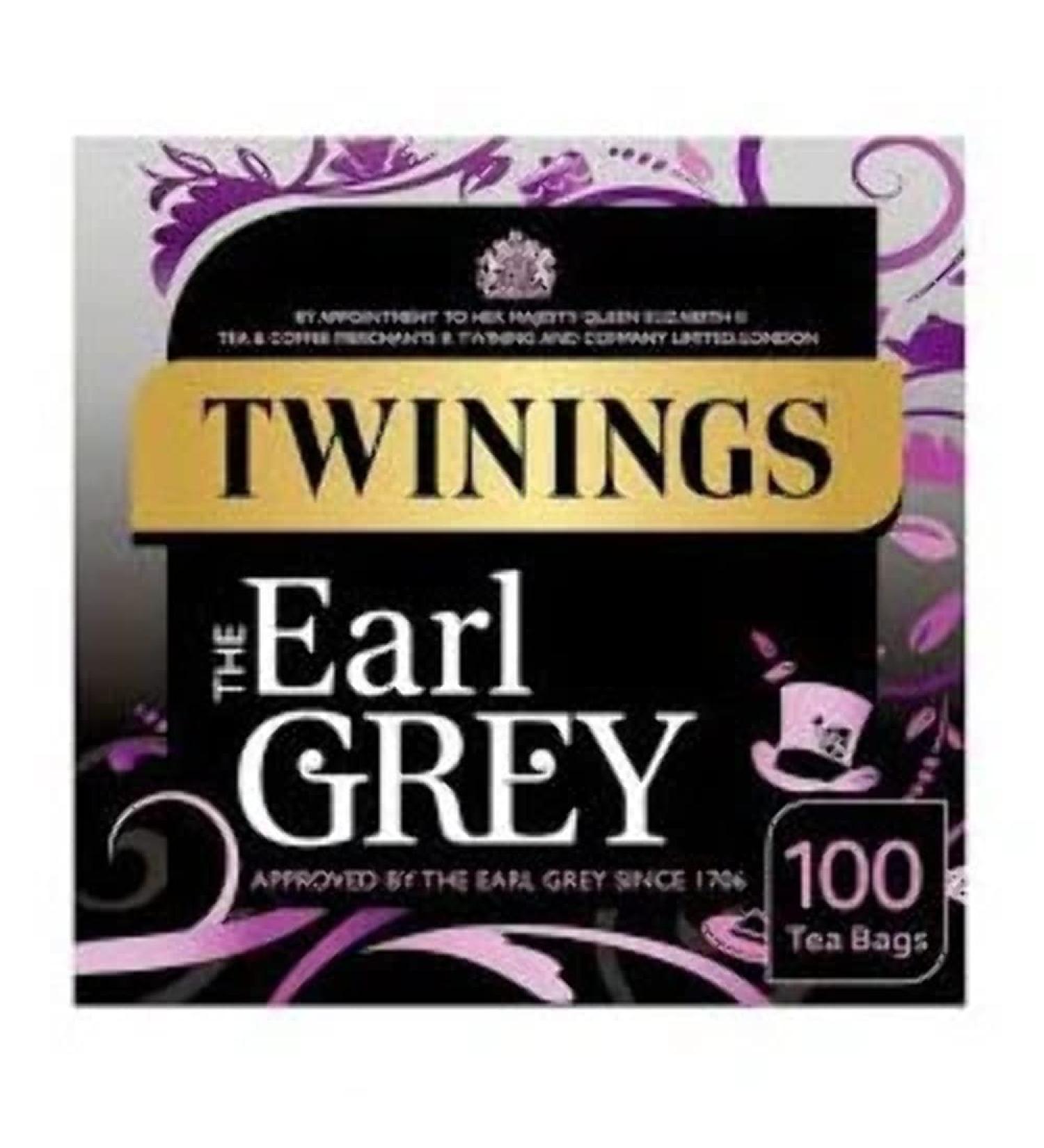 Twinings Earl Grey Tea Bags 100 pPack 100 pieces (1 pack)