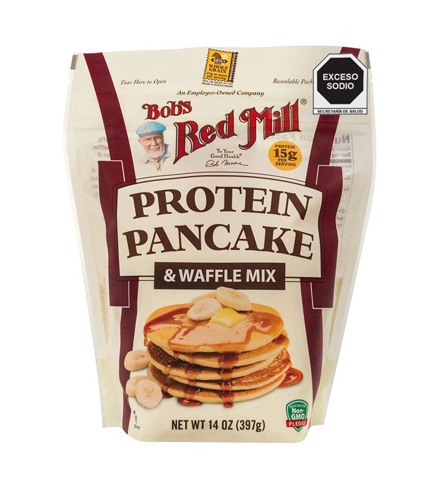 Bob's Red Mill Protein Pancake & Waffle Mix - 14 oz | High-Protein Breakfast Mix - Buy Online on SooperMarket.com