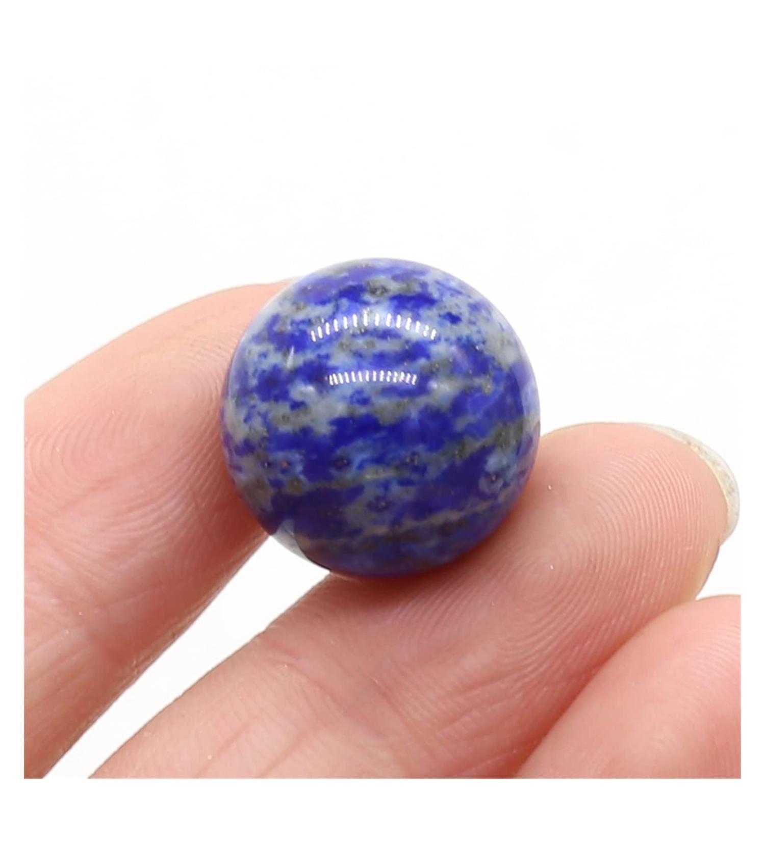 Natural Crystal Rough 16mm Round Natural Crystal Quartz Transfer Ball Polished Gemstone Beads Specimen DIY Jewelry Home Natural Stone (Color : Lapis Lazuli Size : 1PC) - Buy Online on SooperMarket.com