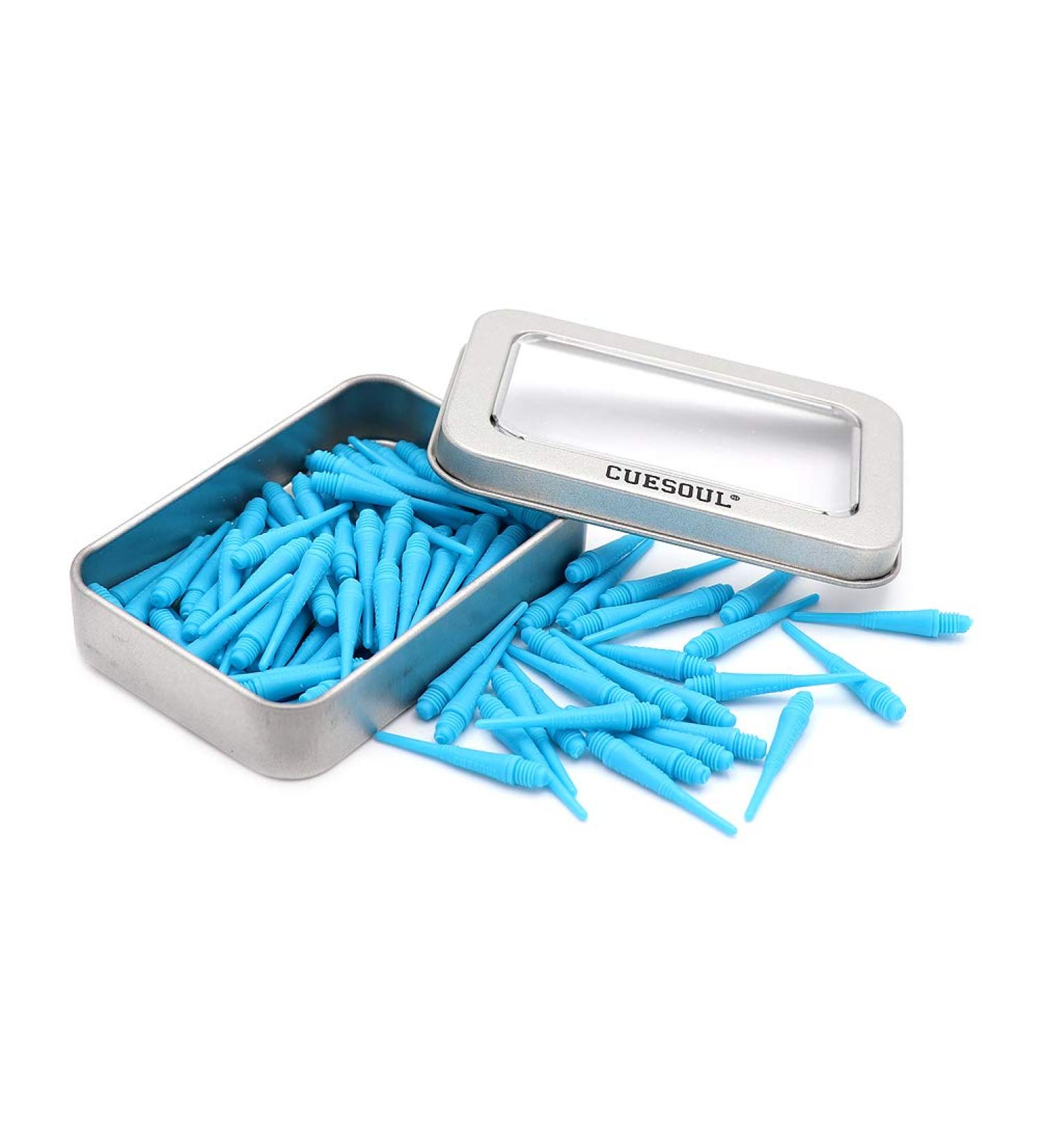 CUESOUL 100 Pieces Blue Soft Tip Points for Soft Tip Darts - Buy Online on SooperMarket.com