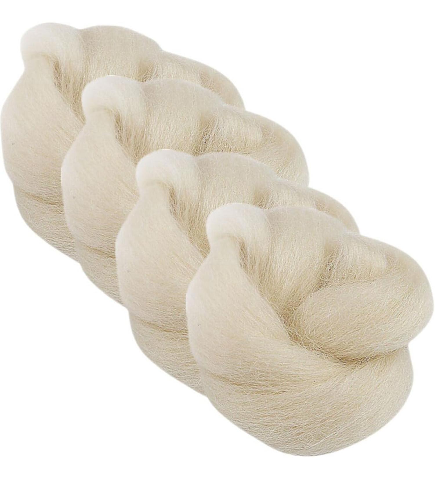 DOITOOL 4pcs Wool Toe Pads Toe Covers for Men Fingernail Polish Remover Gel Remover Lambs Wool for Pointe Shoes Toe Hammer Cushion Bunion Separator Convenient Toe Cushion Toe Protector Man