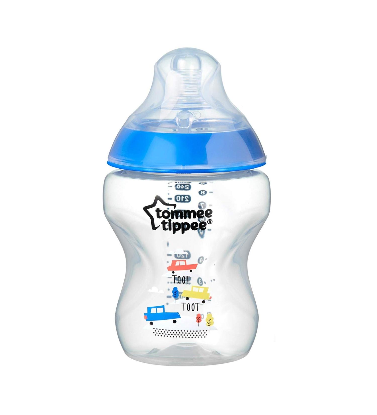 Tommee Tippee Ollie la Chouette 260ml Boy's Bottle - Closer to Nature Bottle - Buy Online on SooperMarket.com