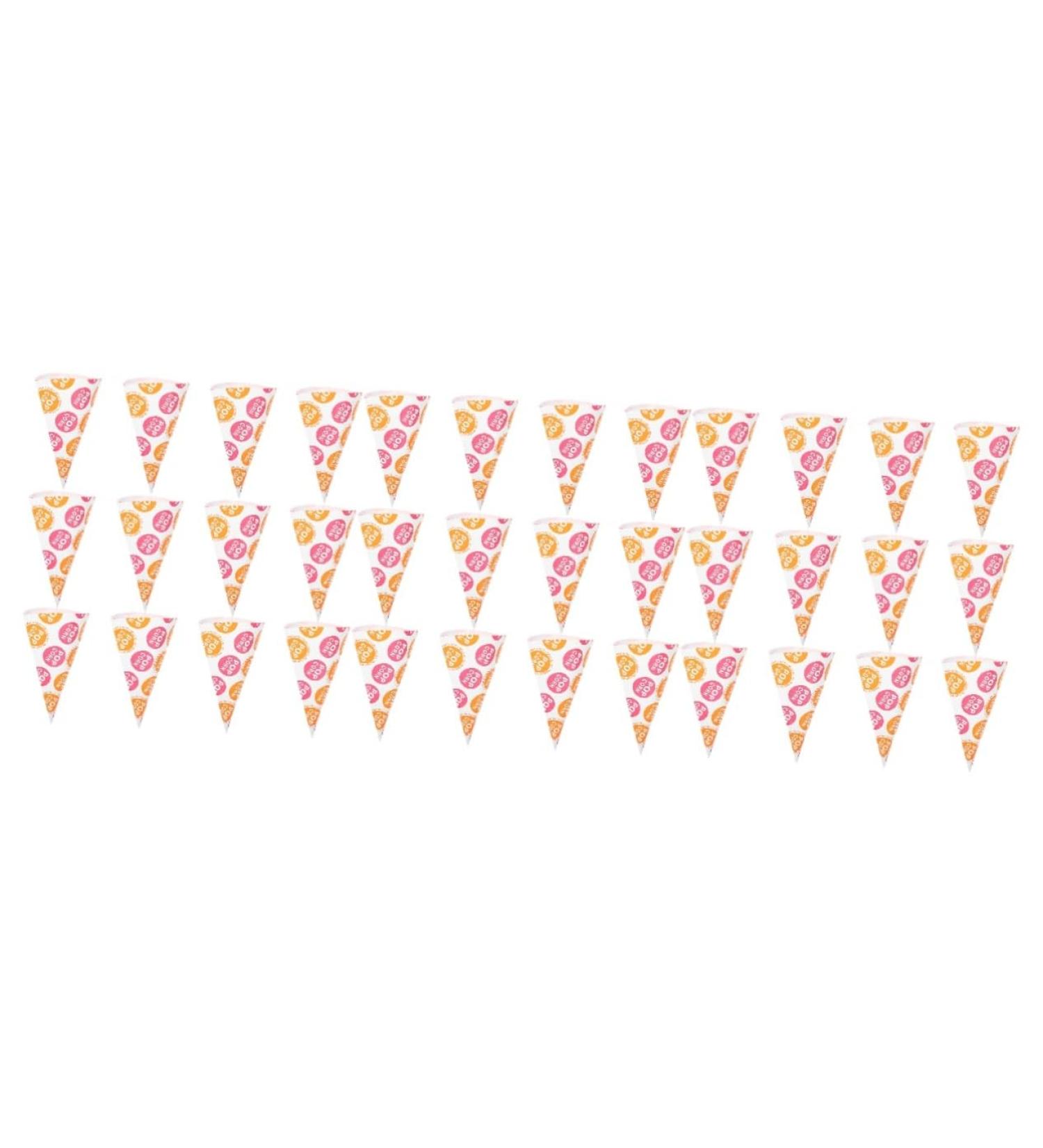 Didiseaon 150 Pcs Popcorn Bag Party Wedding Cone Bags Christmas Gift Bags Cone Treat Bags Popcorn Servings Bags Popcorn Cone Bags Popcorn Cones Bags Clear Goody Bag Child Mini Snack Paper - Buy Online on SooperMarket.com