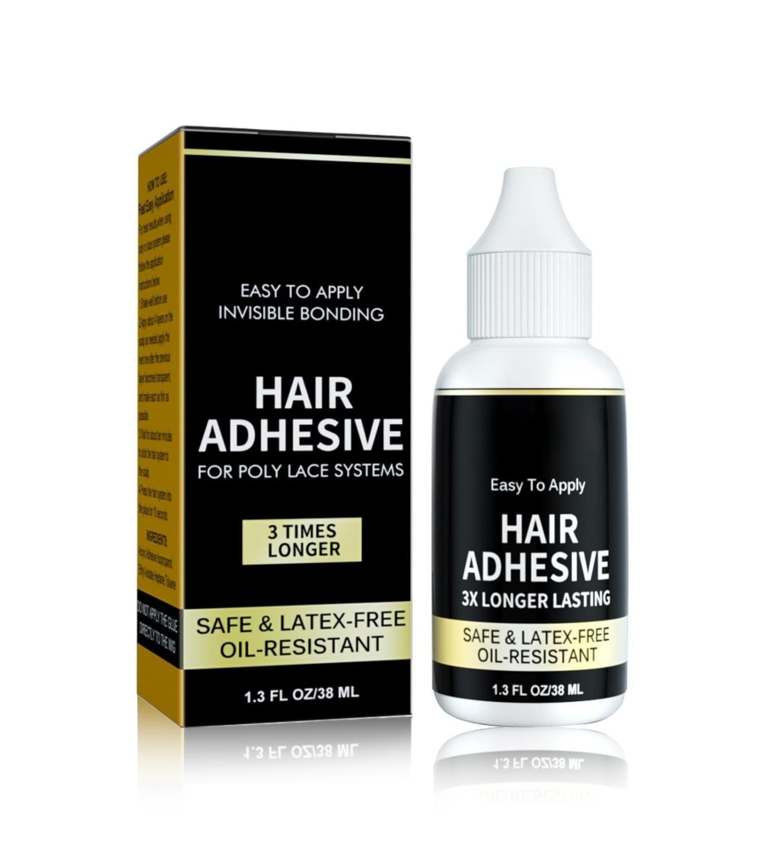 TBeautfave Wig Glue Lace Front Waterproof Lace Wig Glue Hair Adhesive Glue Hair Glue for Wigs Strong Hold Invisible Bonding Adhesive Hair Glue for Wigs Latex-Free and Oil-Resistant Hair Adhesive 1 - Buy Online on SooperMarket.com