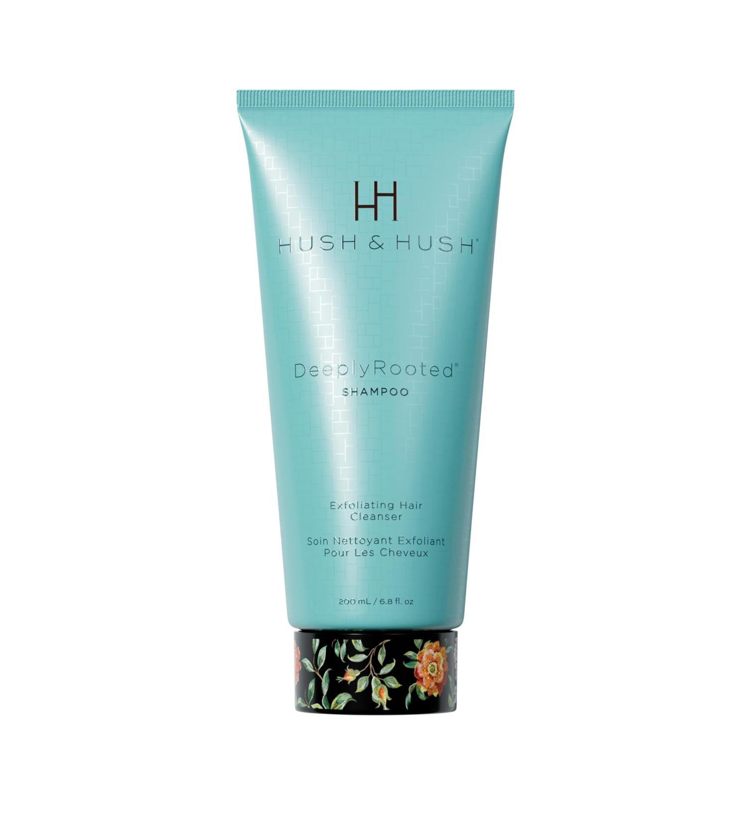 Hush & Hush DeeplyRooted Shampoo - Sulfate Free Exfoliating Formula for Thin Brittle & Aging Hair - 200ml/6.8 Fl Oz - International Shipping Available - Buy Online on SooperMarket.com