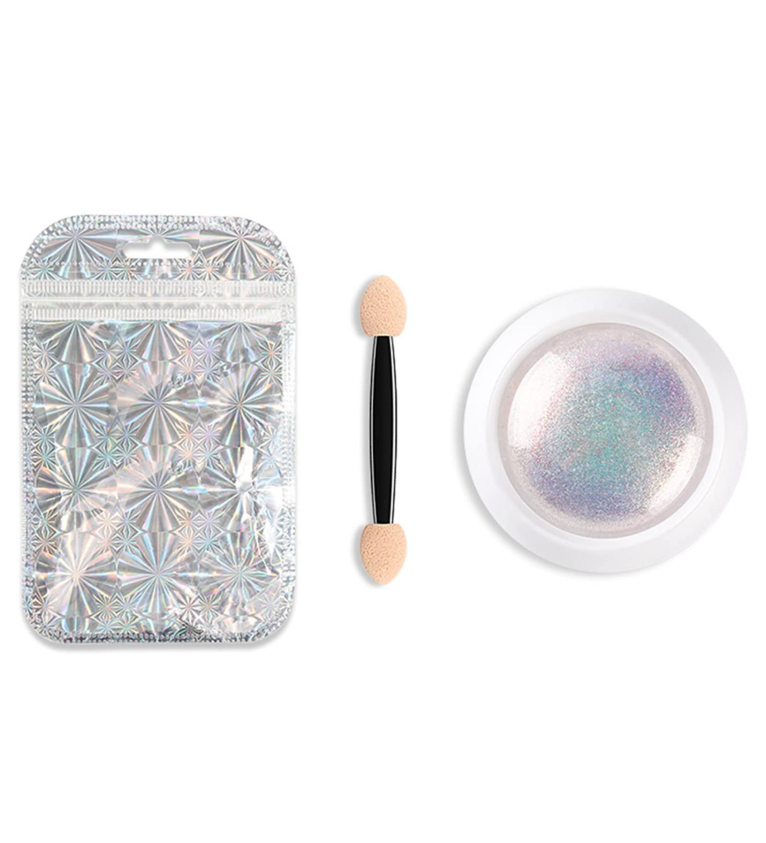 LANTRO JS Chrome Nail Powder Nail Glitter Powder Magic Mirror Neon Effect Powder Shiny Pearl Nail Glitter Nail Art Decorations for Home DIY Nail Art Deco - Buy Online on SooperMarket.com