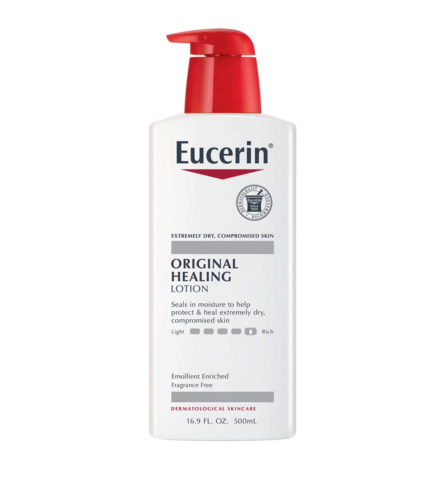 Eucerin Original Healing Lotion 16.9 fl oz - Dry Skin Relief & Moisturizer - Buy Online on SooperMarket.com