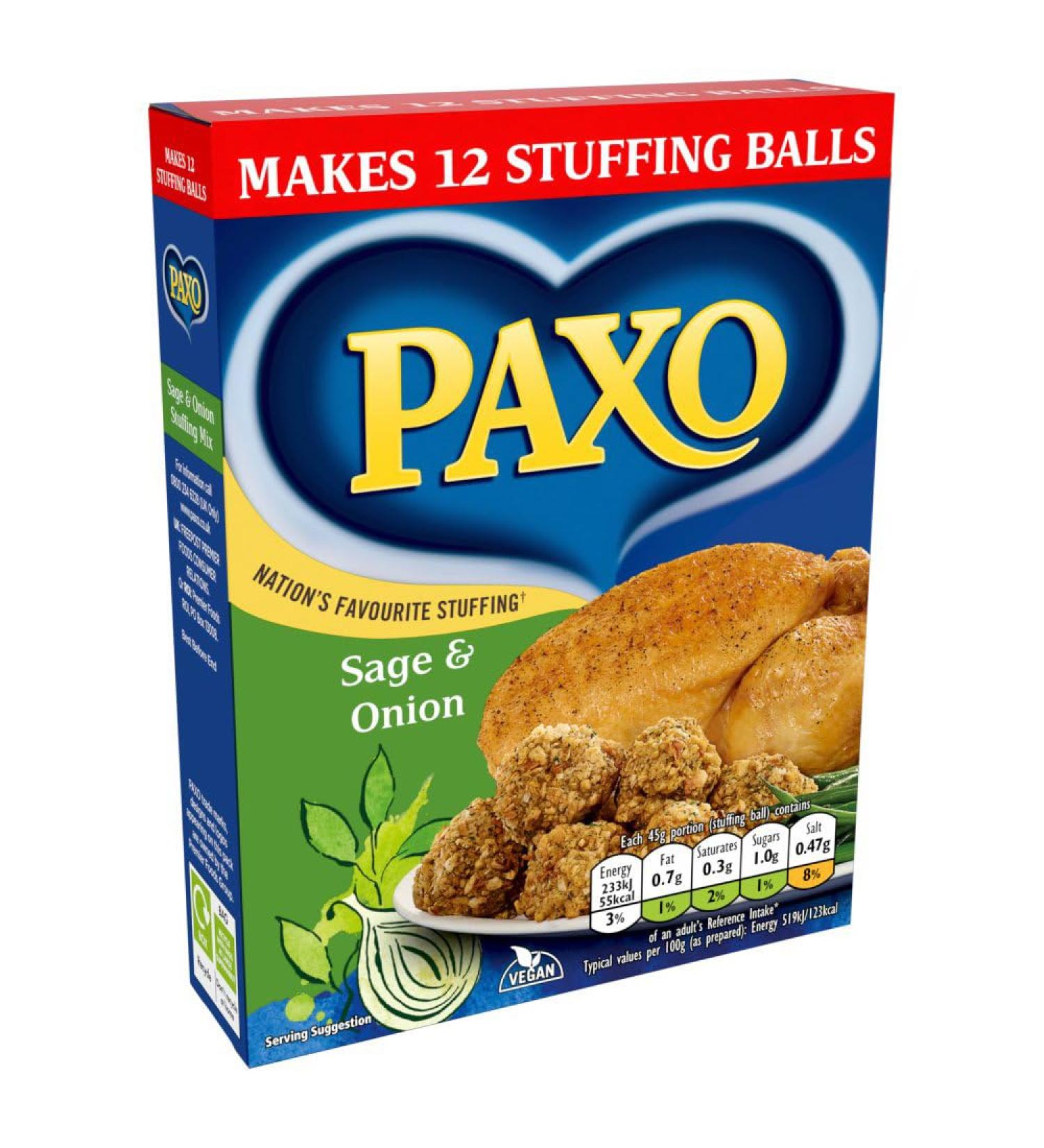 Buy Paxo Sage & Onion Stuffing Mix - Ready to Use 170G | International Shipping Available - Buy Online on SooperMarket.com