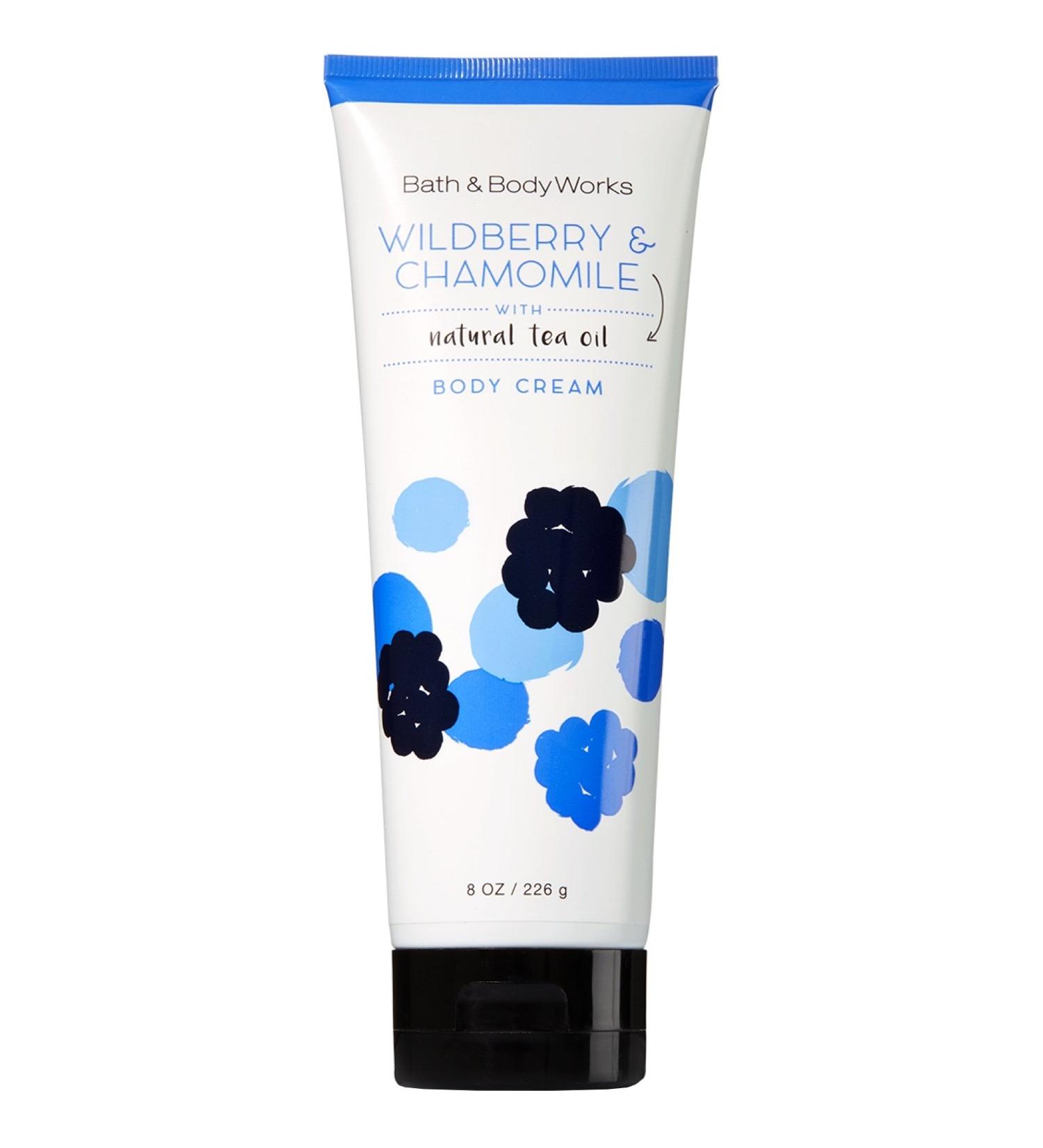 Bath & Body Works Wildberry & Chamomile Body Cream 8 Oz.