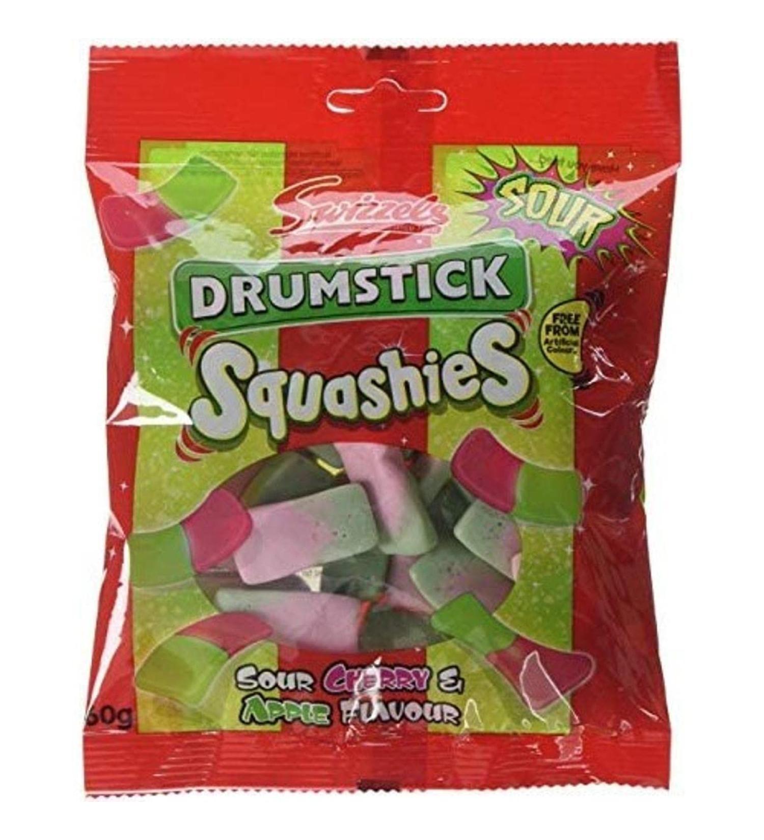 Drumstick Squashies Sour Cherry 120g