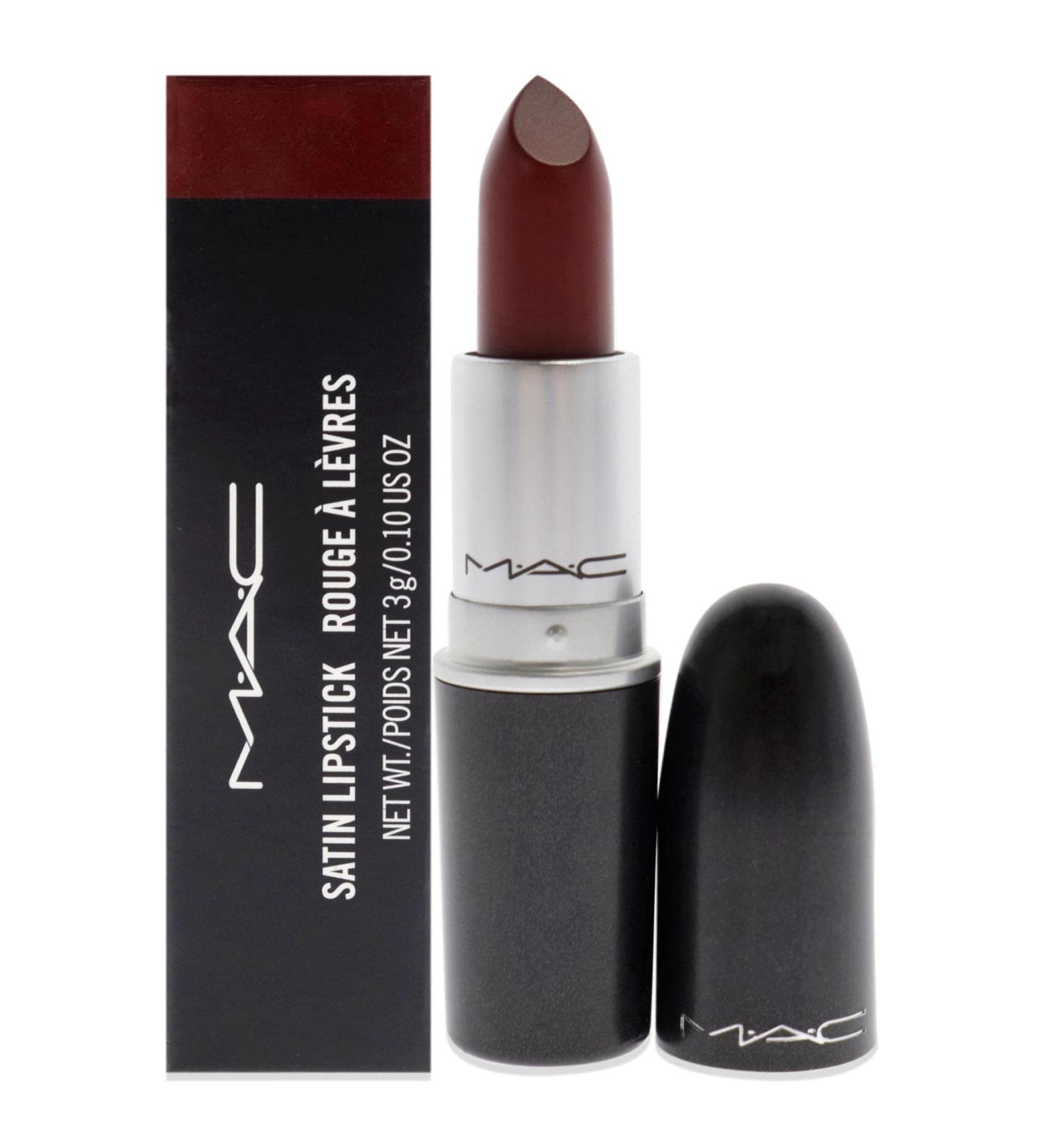 MAC Satin Lipstick Paramount - 0.1 oz | Long-Lasting Lip Color - Buy Online on SooperMarket.com