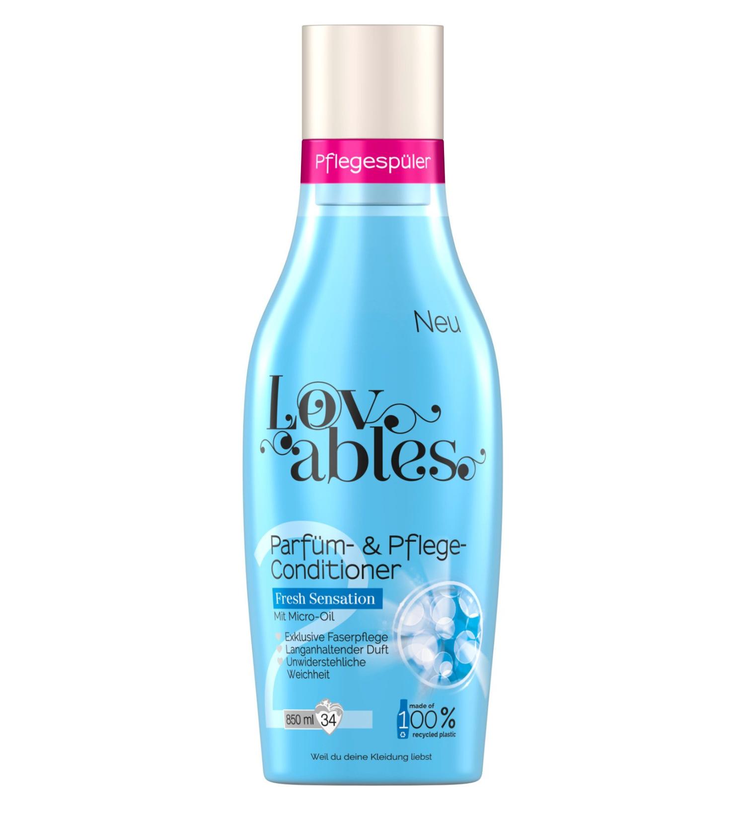 Buy Lovables by Perwoll Perfume & Care Conditioner Fresh Sensation 3 x 850ml - International Shipping Available - Buy Online on SooperMarket.com