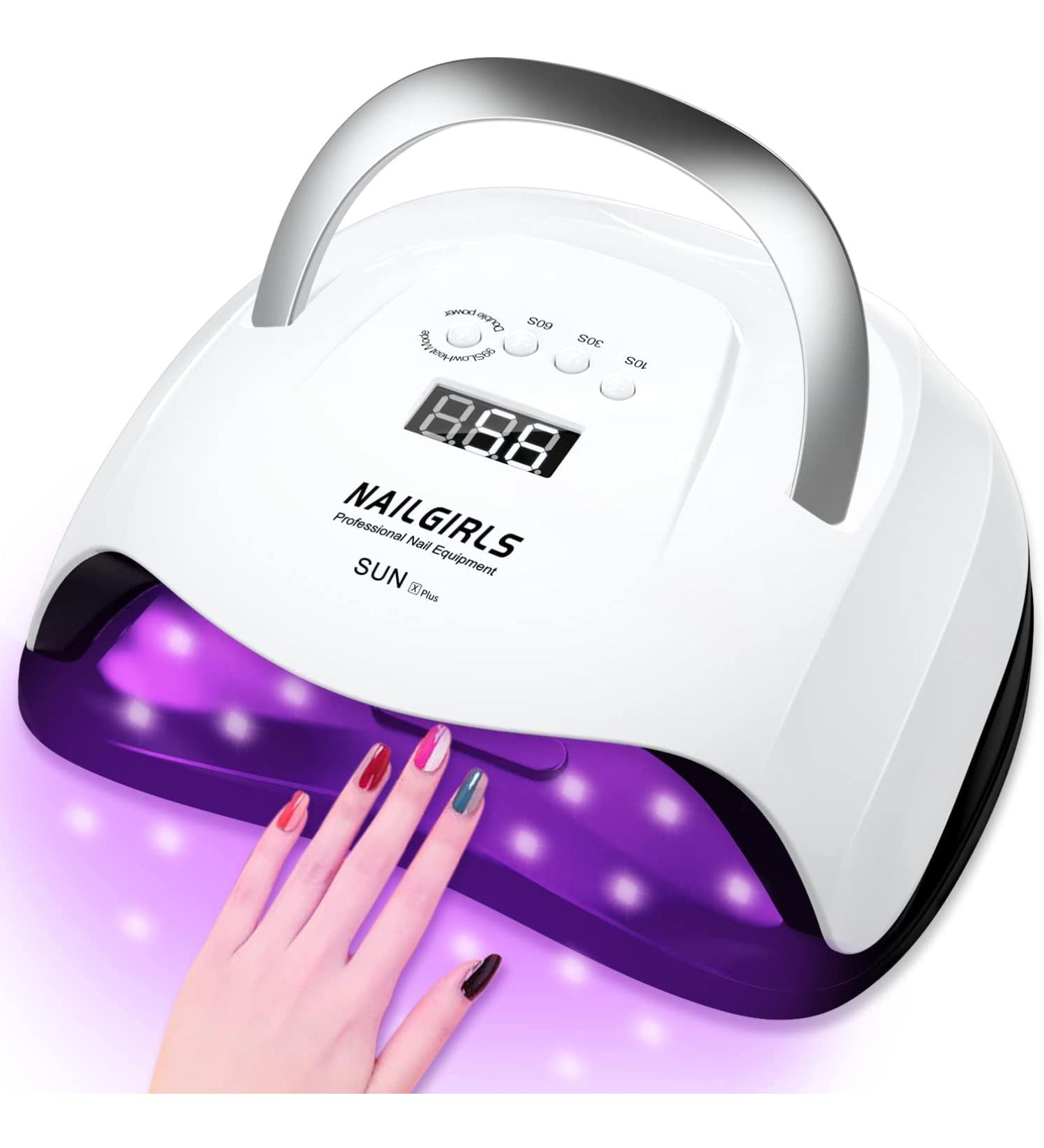 Nail Girls UV Lamp Gel Nails - 168W Professional Dryer for Manicure & Pedicure with 4 Timers & Automatic Sensor - Buy Online on SooperMarket.com