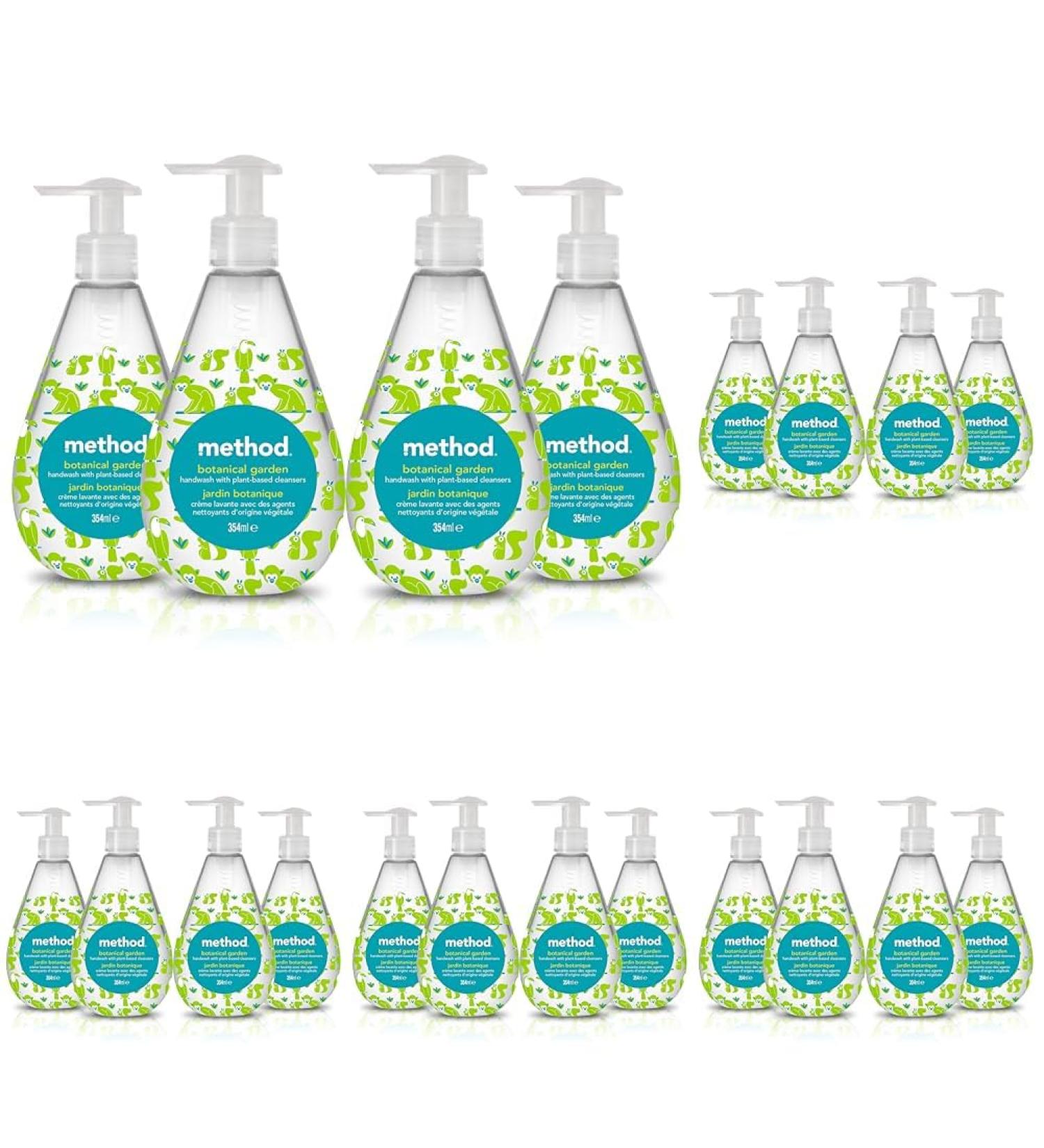 Method Botanical Gardens Hand Wash with plant-based cleansing power 354ml 20 Pack 354 ml (Pack of 20) Botanical Garden - Buy Online on SooperMarket.com