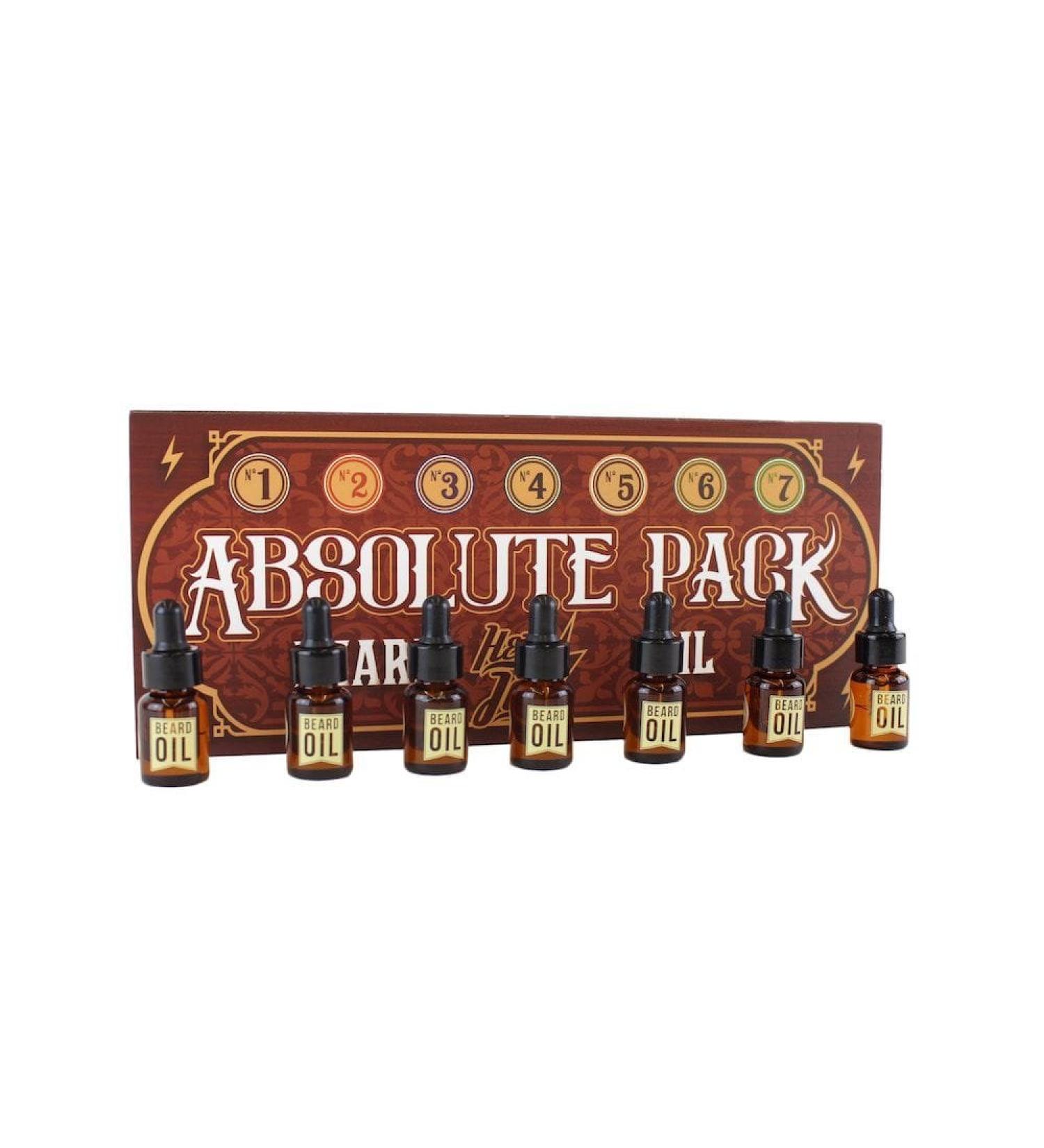 Buy HEY JOE! Absolute Pack Selection - Set of 7 Premium Beard Oils for Care Nutrition & Strengthening | International Shipping Available - Buy Online on SooperMarket.com