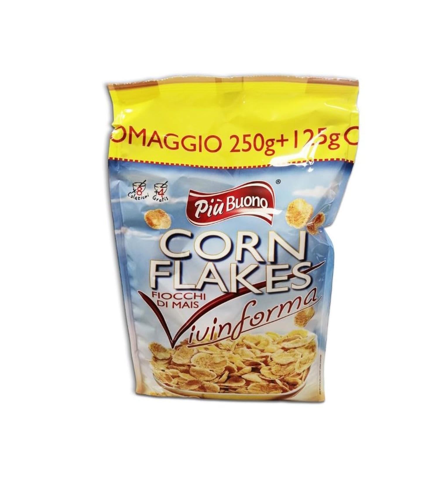 Piu Buono Corn Flakes 270g - Buy Online on SooperMarket.com