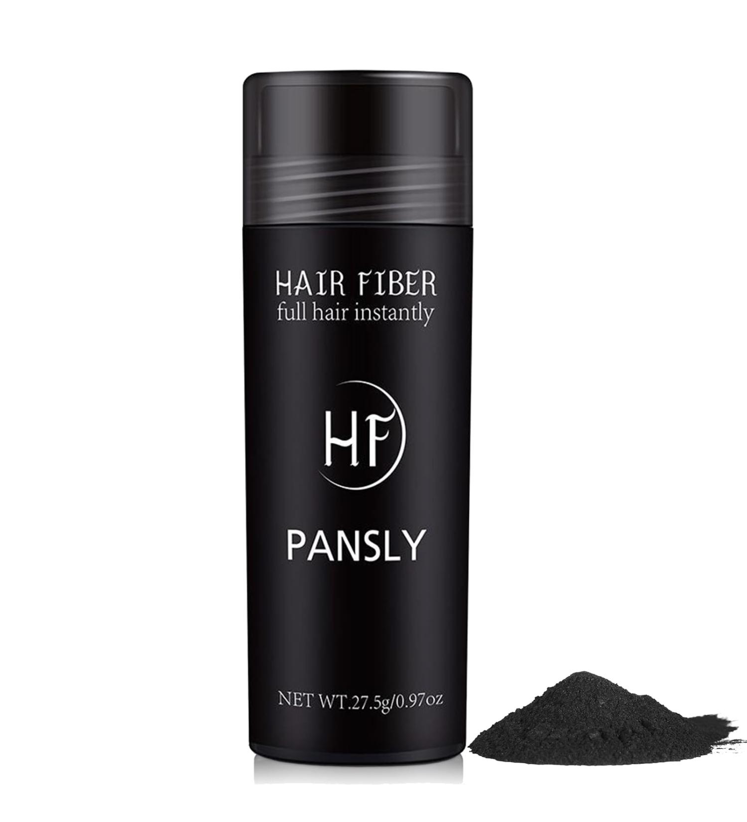 Hair Fibers Black - Instant Thicker Fuller Hair | Professional Hair Building Fibers for Thinning & Bald Spots - Buy Online on SooperMarket.com