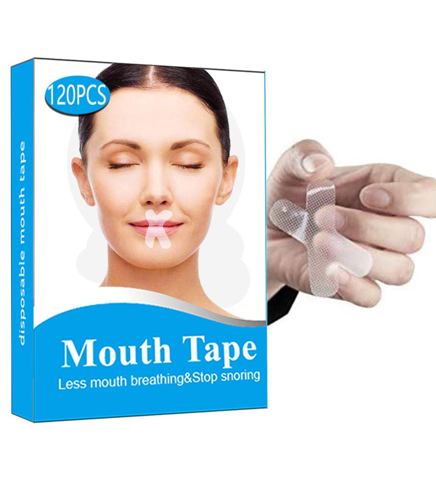120 Pcs Anti Snoring Sleep Strips - Gentle Mouth Tape for Better Breathing and Snoring Reduction - Buy Online on SooperMarket.com