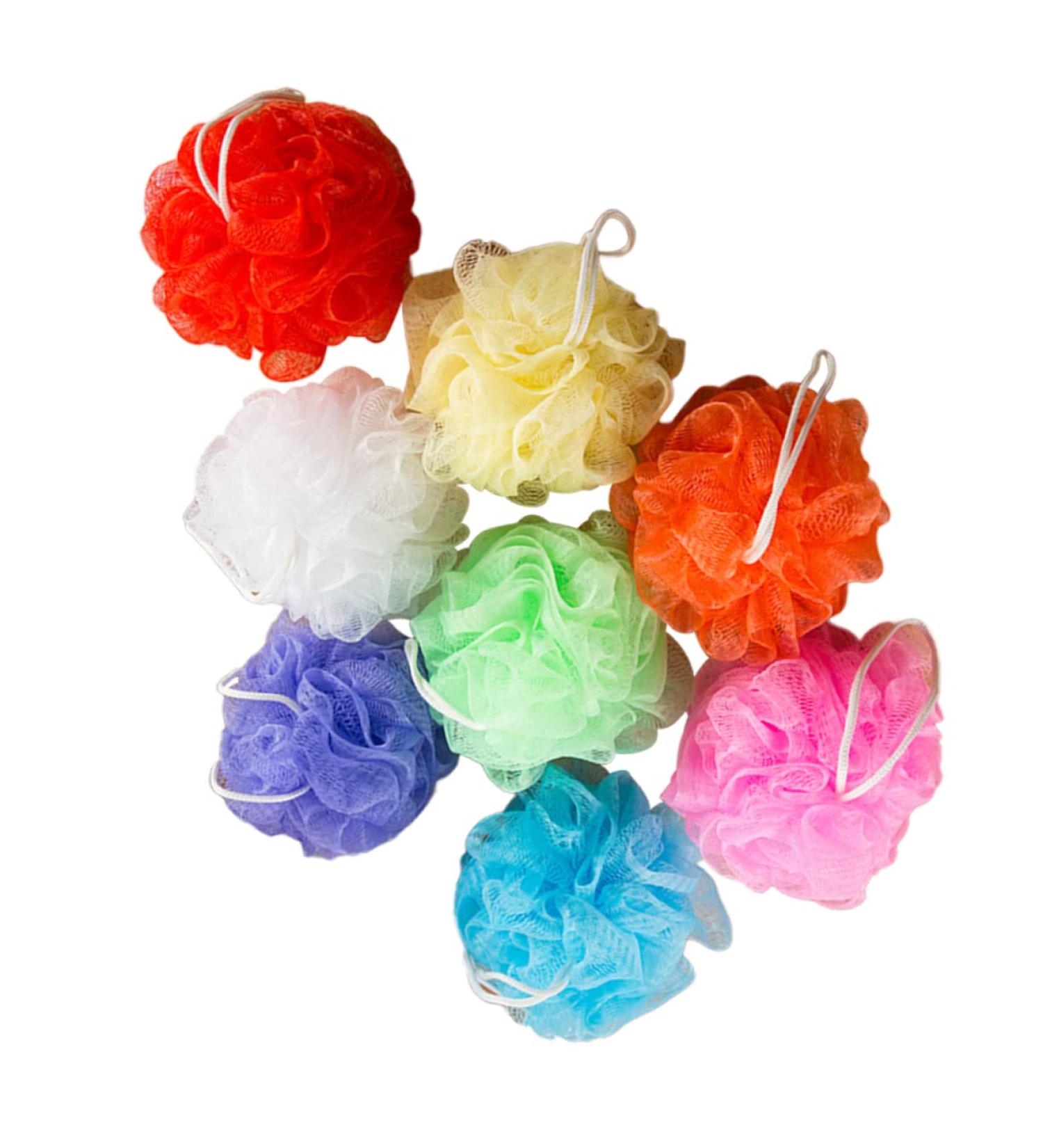 Shop NOLITOY 16pcs Shower Loofah & Bathing Accessories | Body Scrubber Mesh Bath Sponge & Back Scrubber for a Luxurious Clean - Buy Online on SooperMarket.com