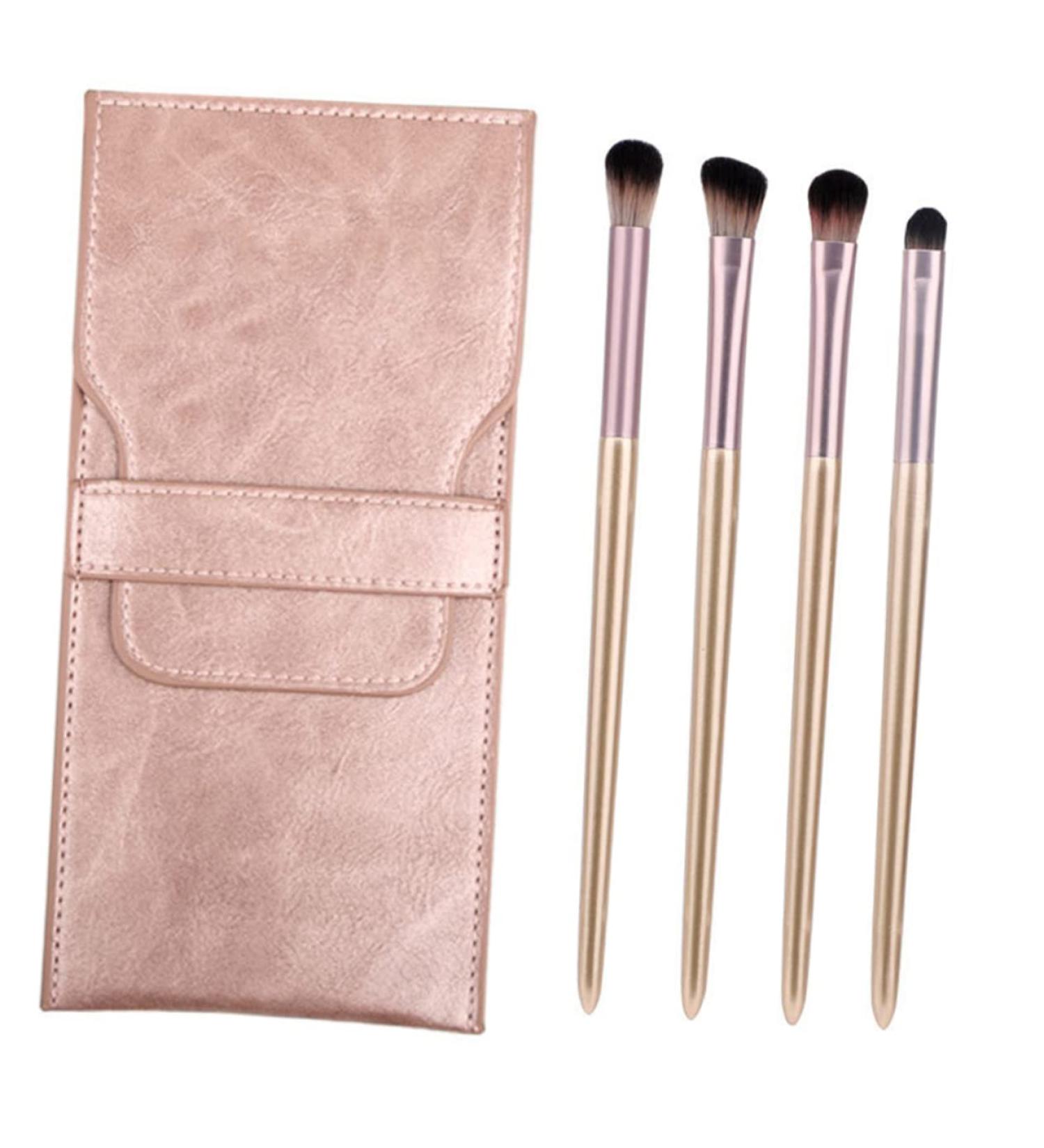 Baluue 1 4pcs Eye Makeup Brushes Blending Brush Kit Mini Brush Beauty Brush Eye Shade Brush Plastic Pink - Buy Online on SooperMarket.com