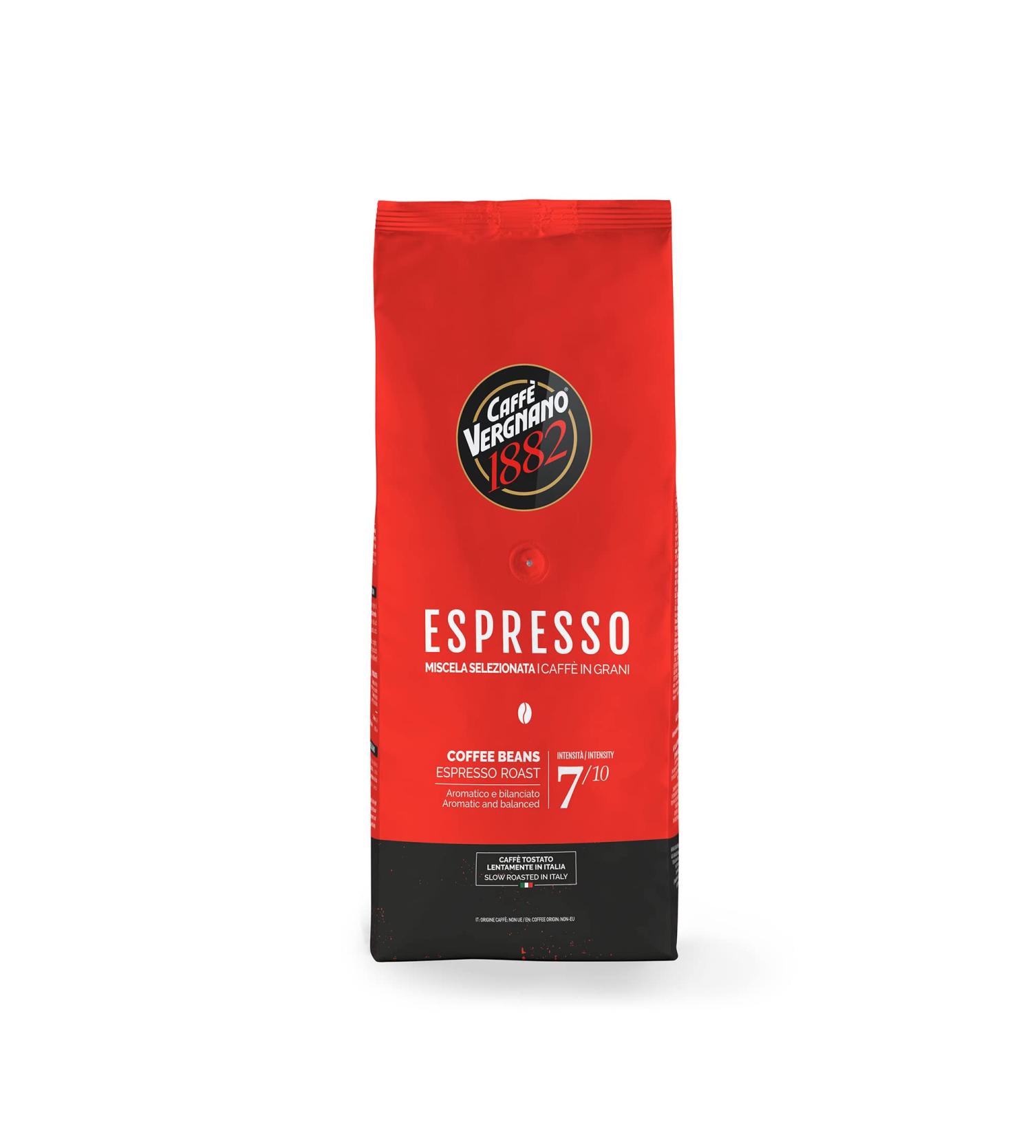 Caff Vergnano 1882 Coffee Beans Espresso - Premium 1 kg Pack for Rich Flavor | International Shipping Available - Buy Online on SooperMarket.com