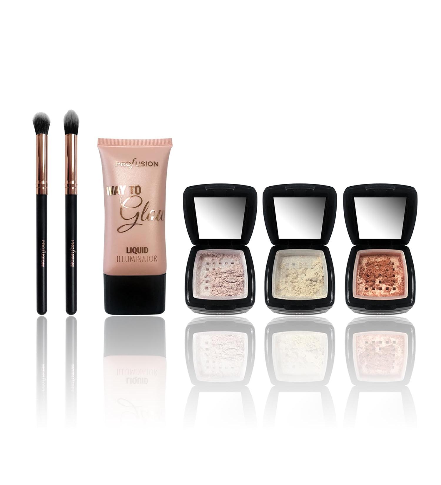Profusion Cosmetics Way To Glow Illuminating Kit - International Shipping Available - Buy Online on SooperMarket.com