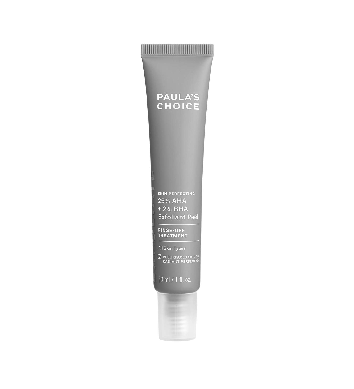 Paula's Choice 25% AHA + 2% BHA Exfoliant Peel 1 Oz - Fragrance-Free & Paraben-Free - Buy Online on SooperMarket.com
