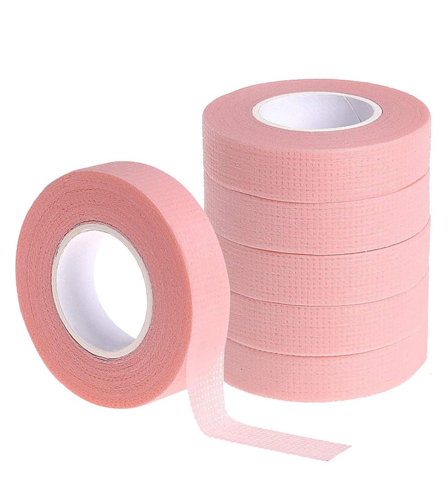 10 Rolls Adhesive Fabric Eyelash Tape for Lash Extensions | Breathable Under Eye Grafting Sticker | Essential Tools for Individual Lashes - Buy Online on SooperMarket.com