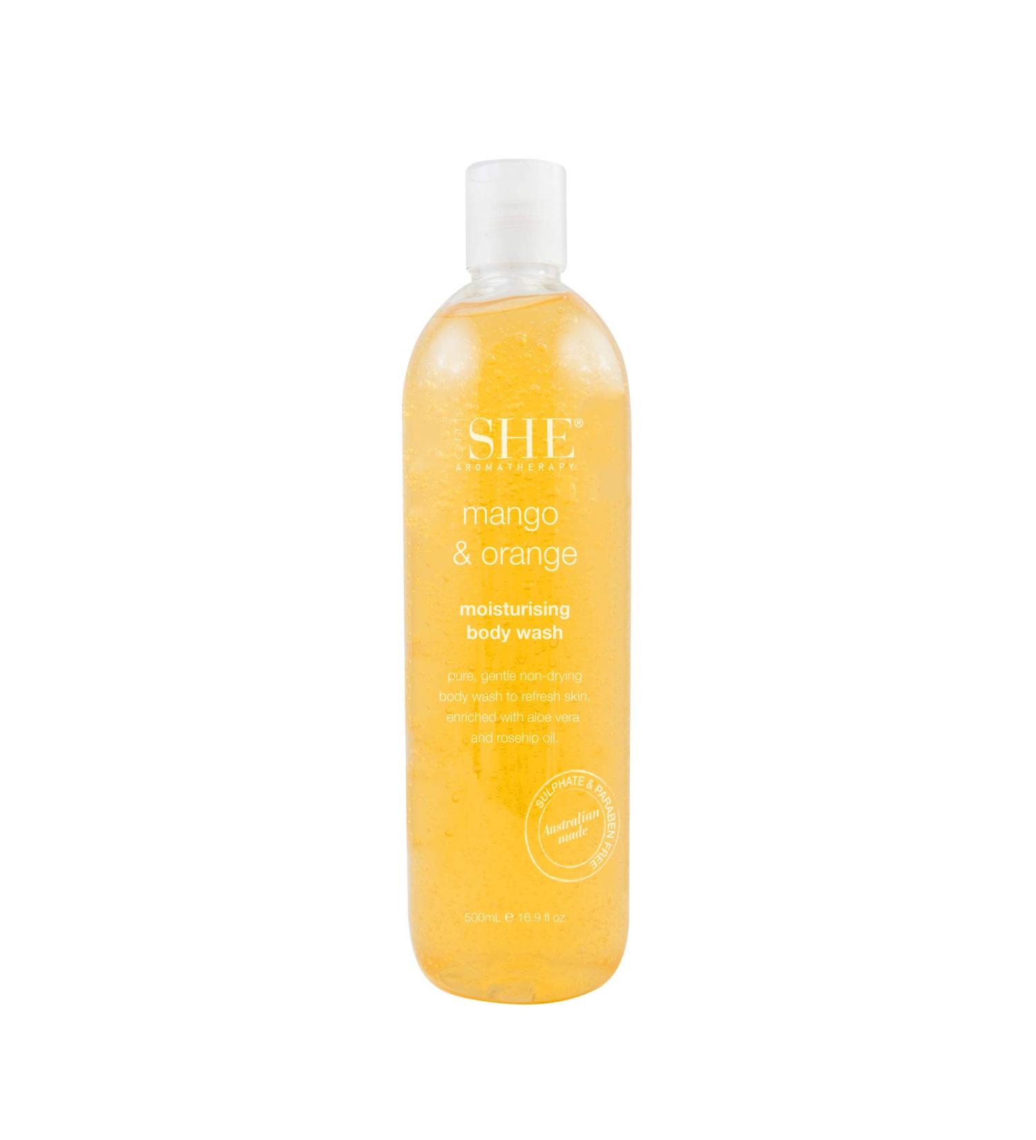 Om She Aromatherapy Mango & Orange Body Wash