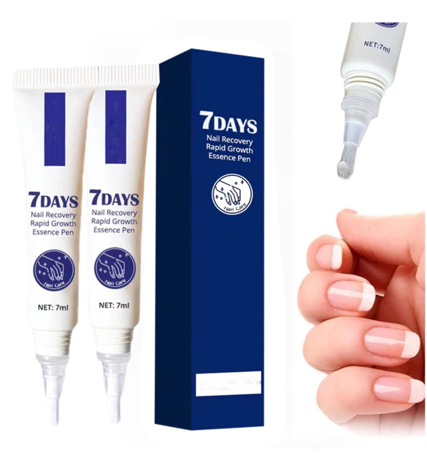 7 Days Nail Recovery & Growth Essence Pen - Strengthening Serum for Thin Nails (2PCs) - Buy Online on SooperMarket.com