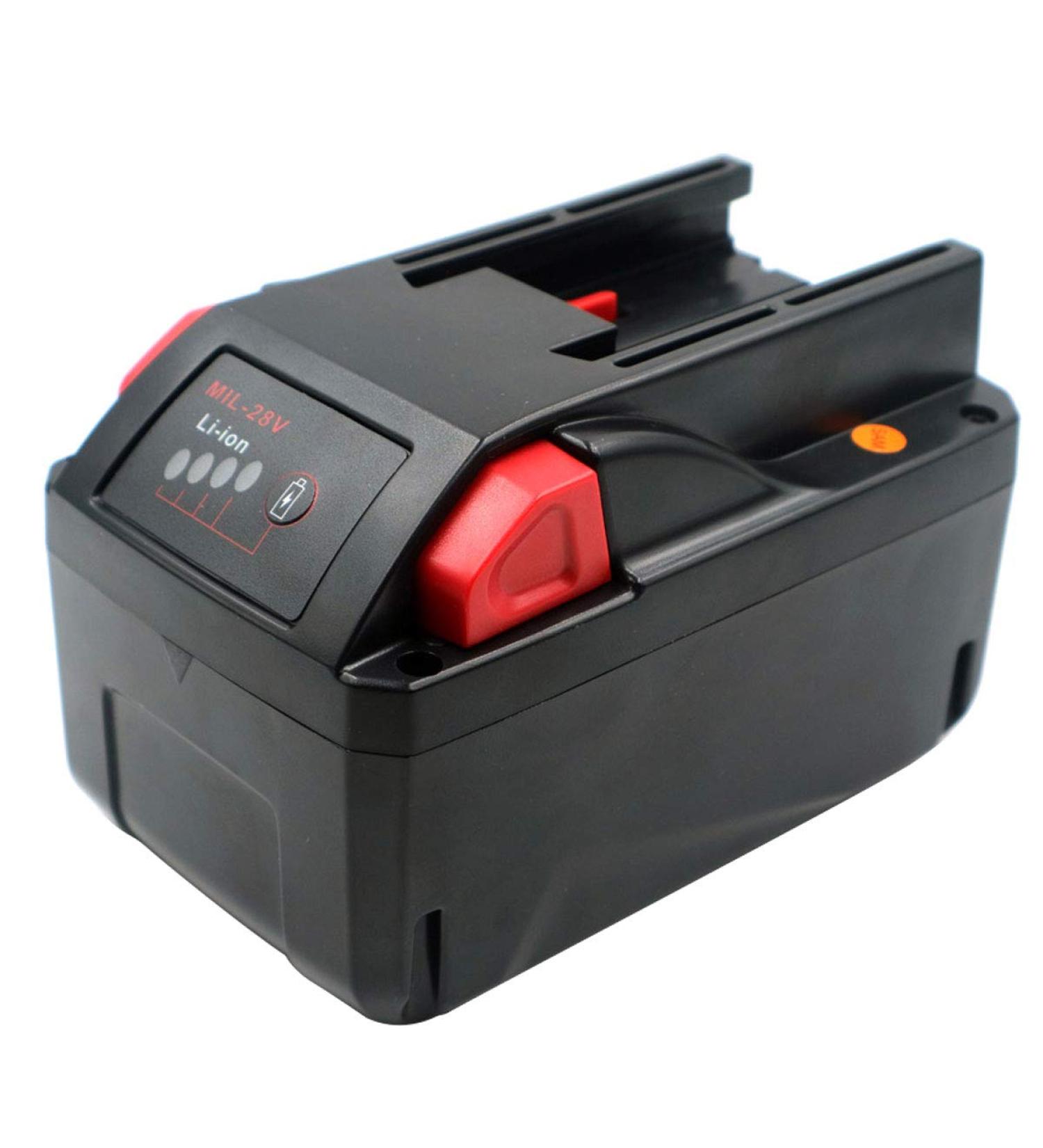 3000mAh Li-ion Battery for Milwaukee 28V: Compatible with BS-28A V28B M28BX & More | Rechargeable MIL28V Battery - Buy Online on SooperMarket.com