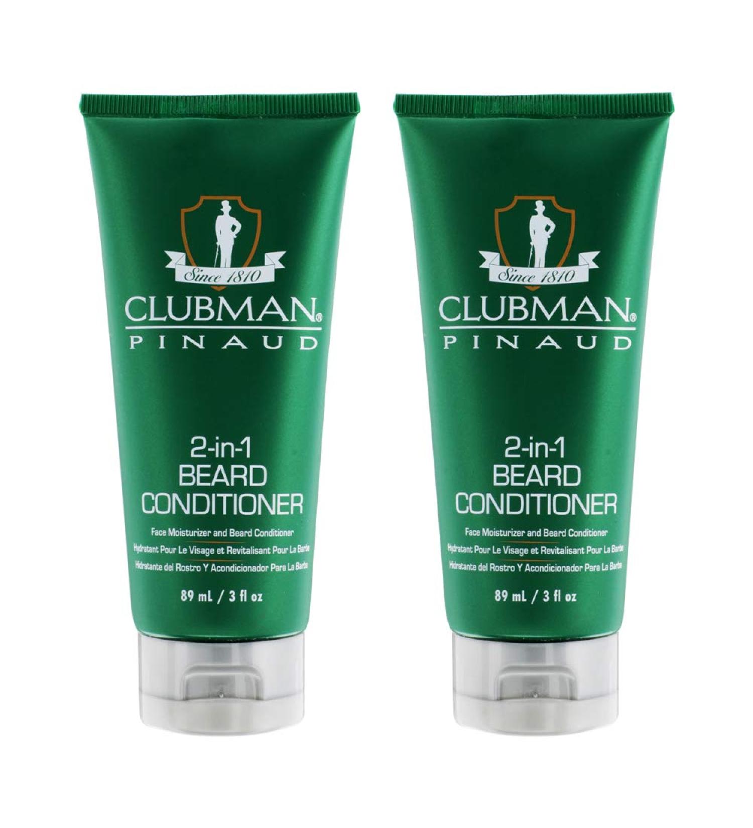 Clubman Pinaud 2-in-1 Beard Conditioner & Face Moisturizer 3 oz - Pack of 2 | 3 Fl Oz - Buy Online on SooperMarket.com