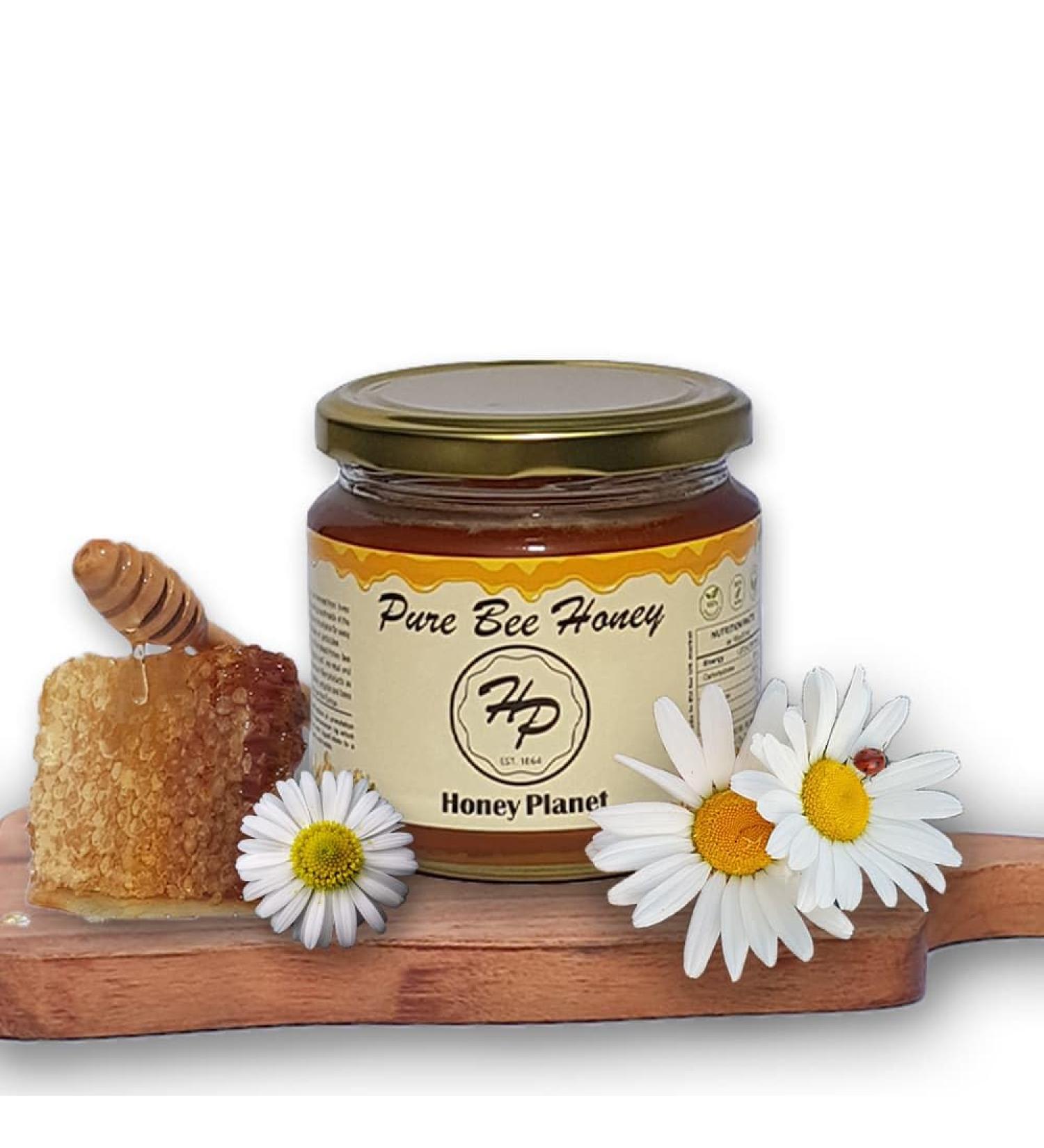 Natural Polyflower Pure and Raw Honey from ECO/BIO Area Unheated Unpasteraised Unfiltered Mountain Honey harvested in our own Bee Farm (Small 500 gram) 500 g (Pack of 1) 500.0 - Buy Online on SooperMarket.com
