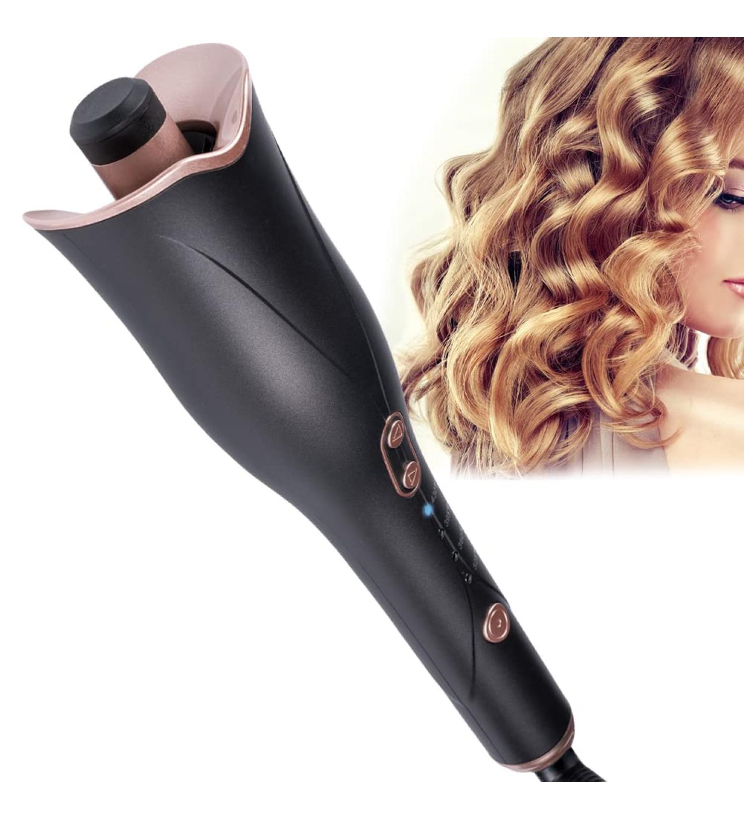BEJARM Upgrade Automatic Hair Curler - Large Barrel for Mid to Long Hair - Auto Curling Wand with Anti-Scald Technology - Buy Online on SooperMarket.com