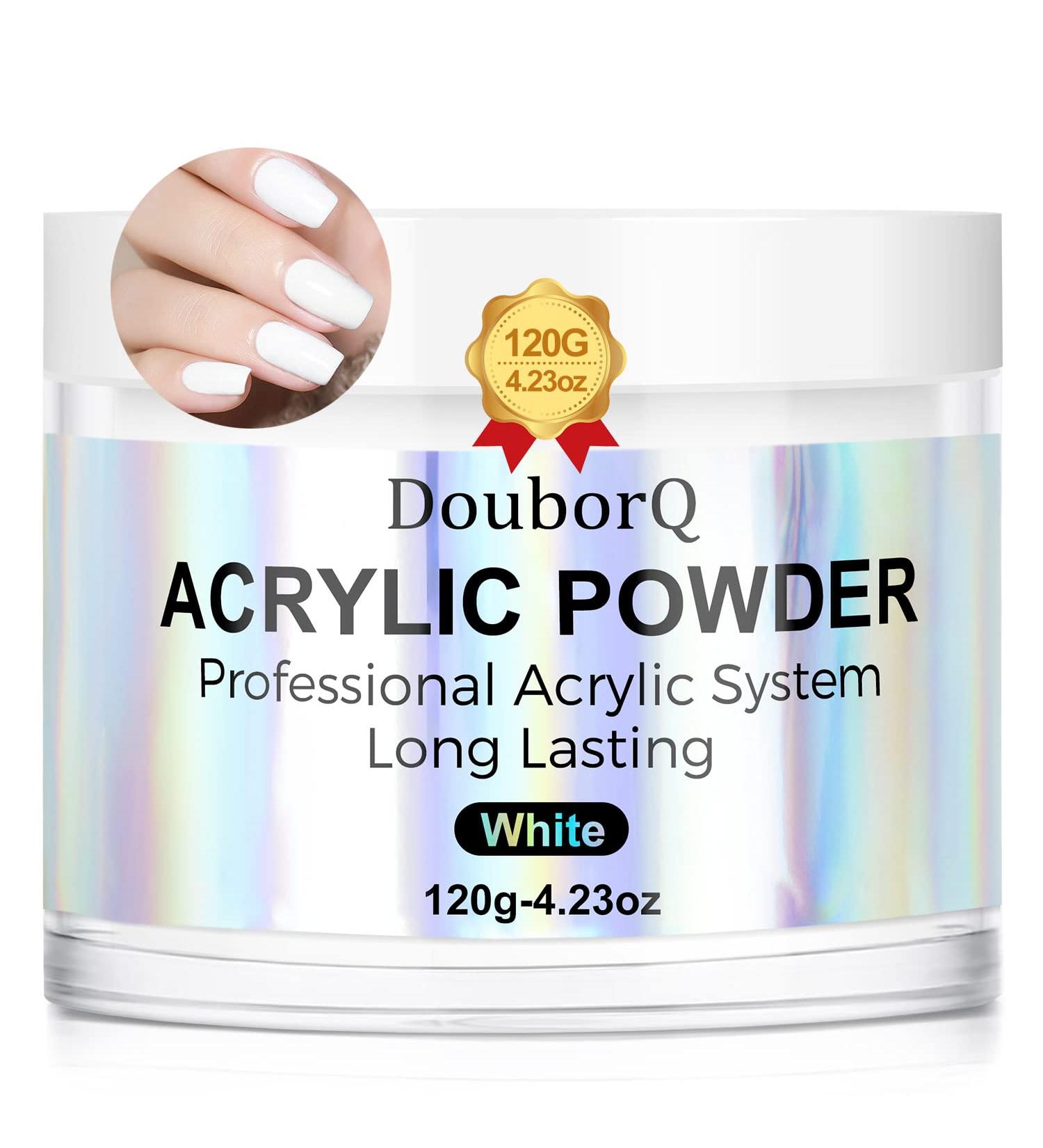 4.23oz Professional Crystal Acrylic Nail Powder for French Manicure - White - Buy Online on SooperMarket.com